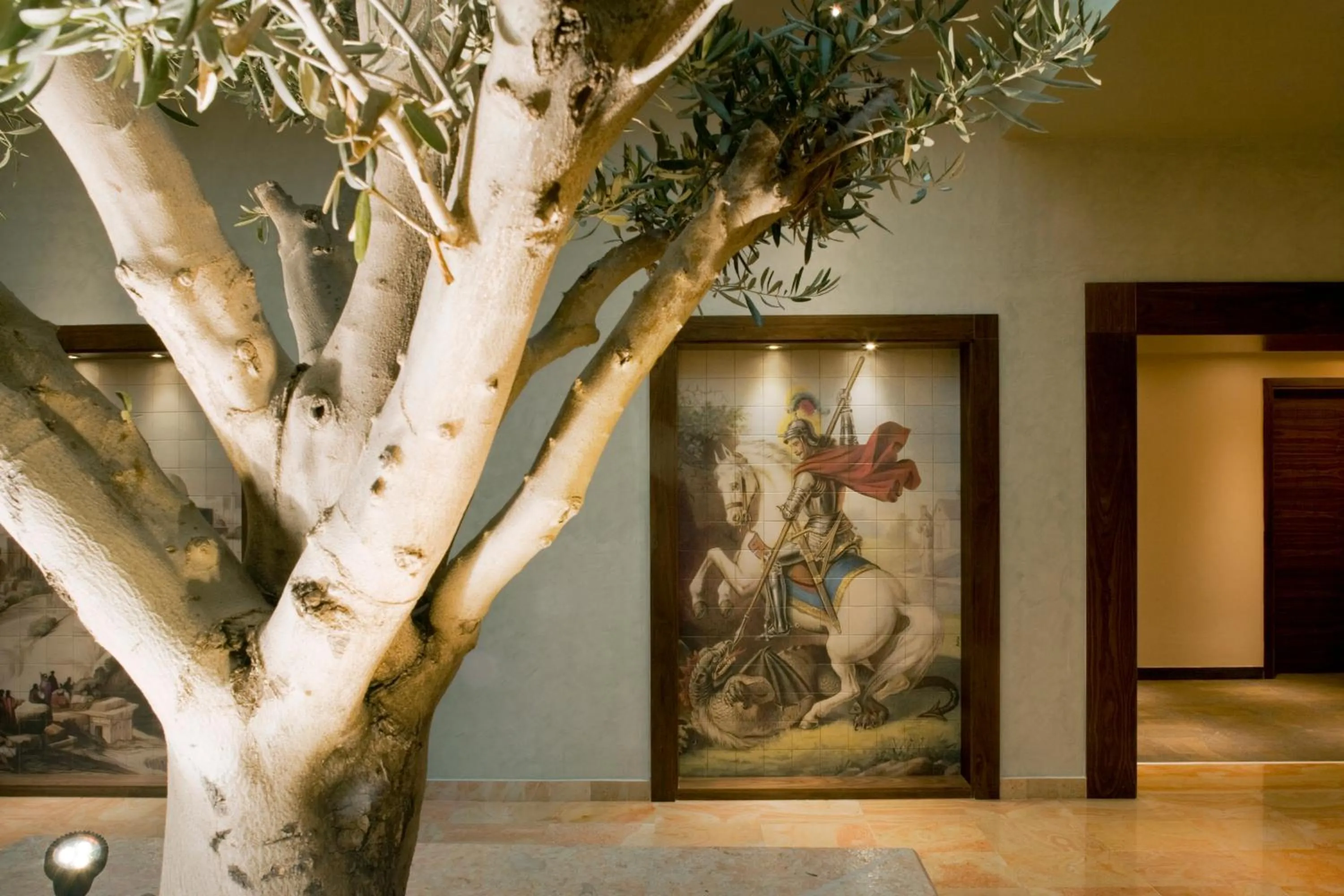 Decorative detail in St. George Hotel