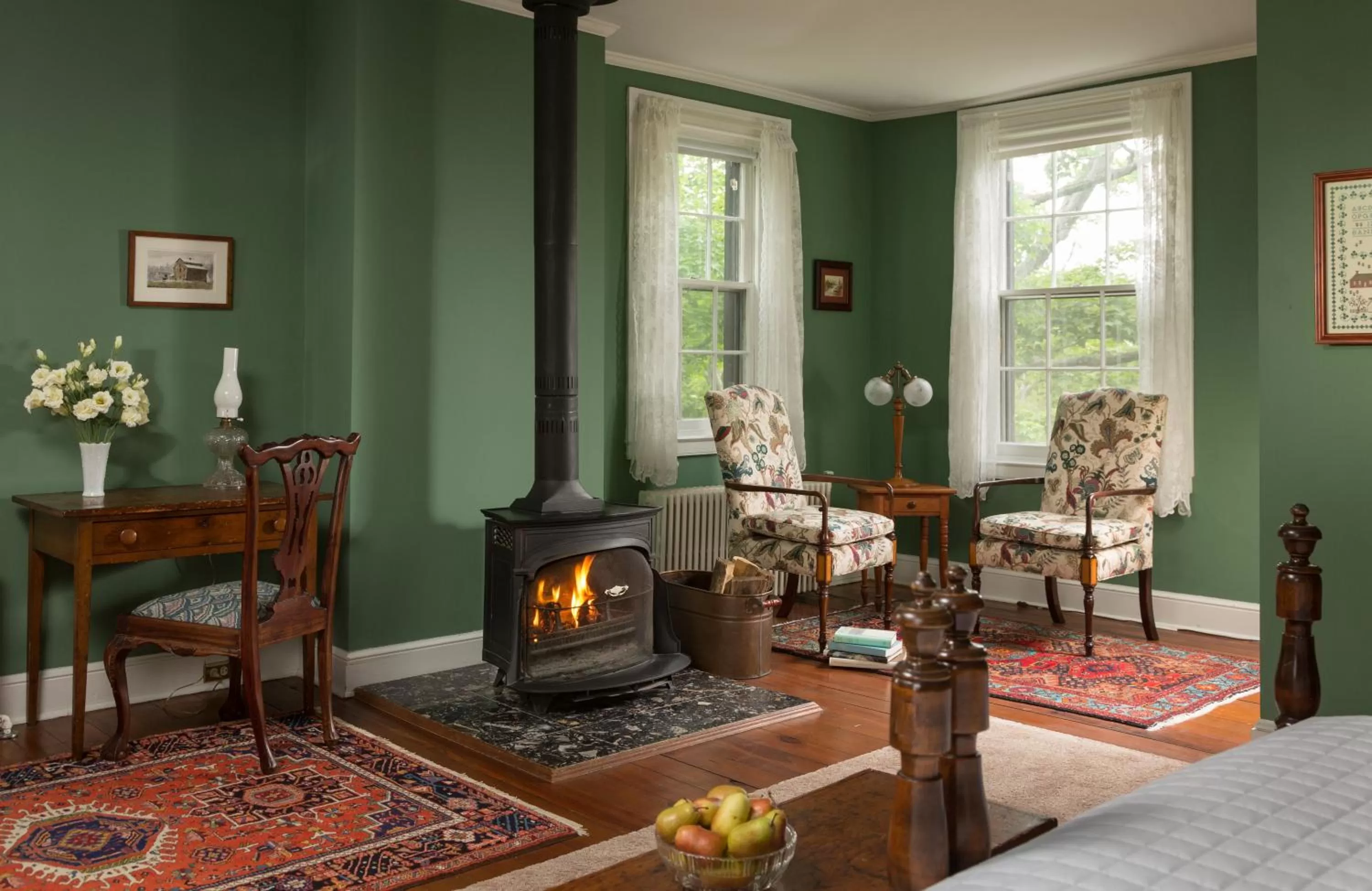 Decorative detail, Seating Area in Brampton Bed and Breakfast Inn