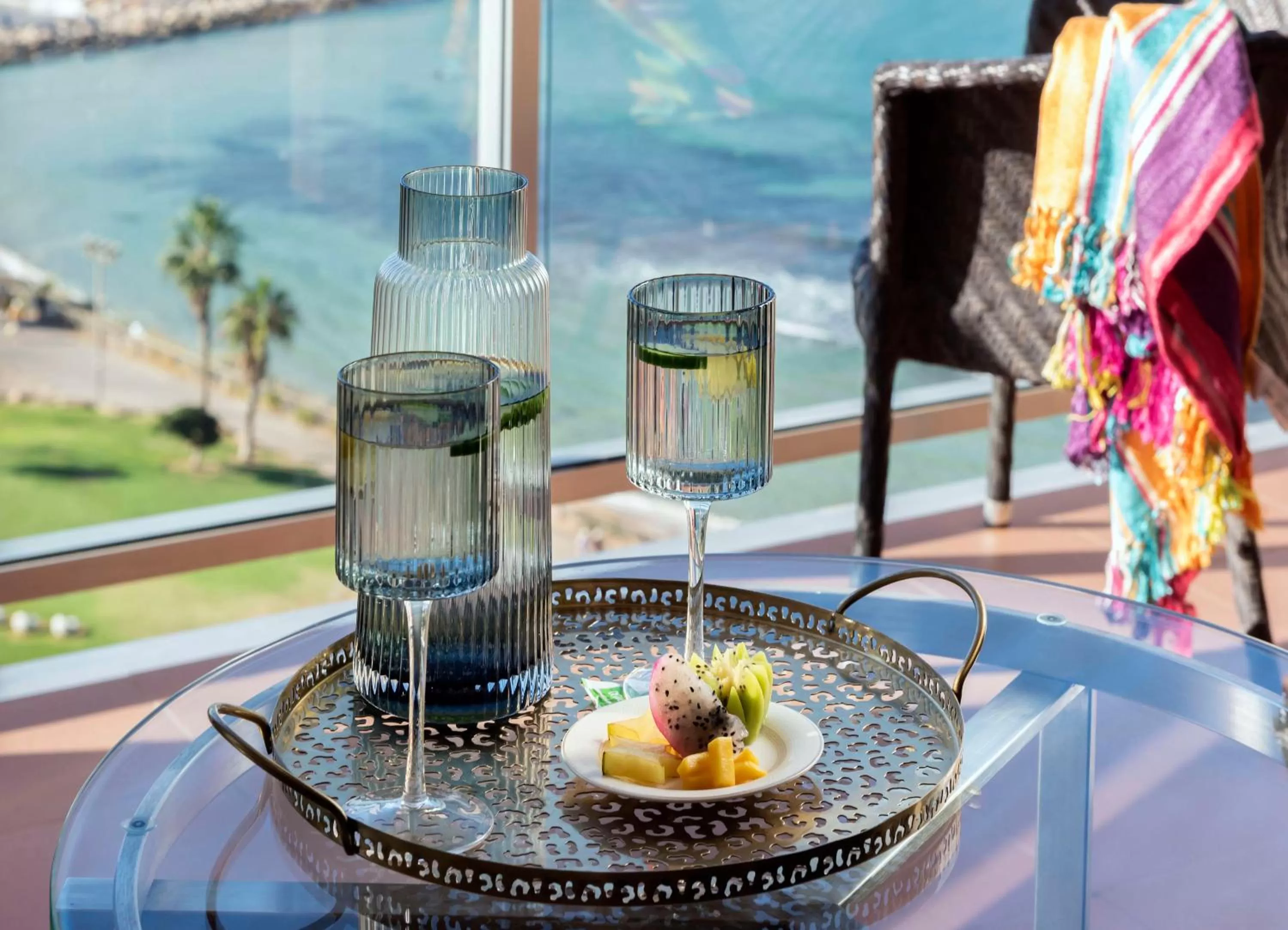 Living room in Hilton Tel Aviv Hotel