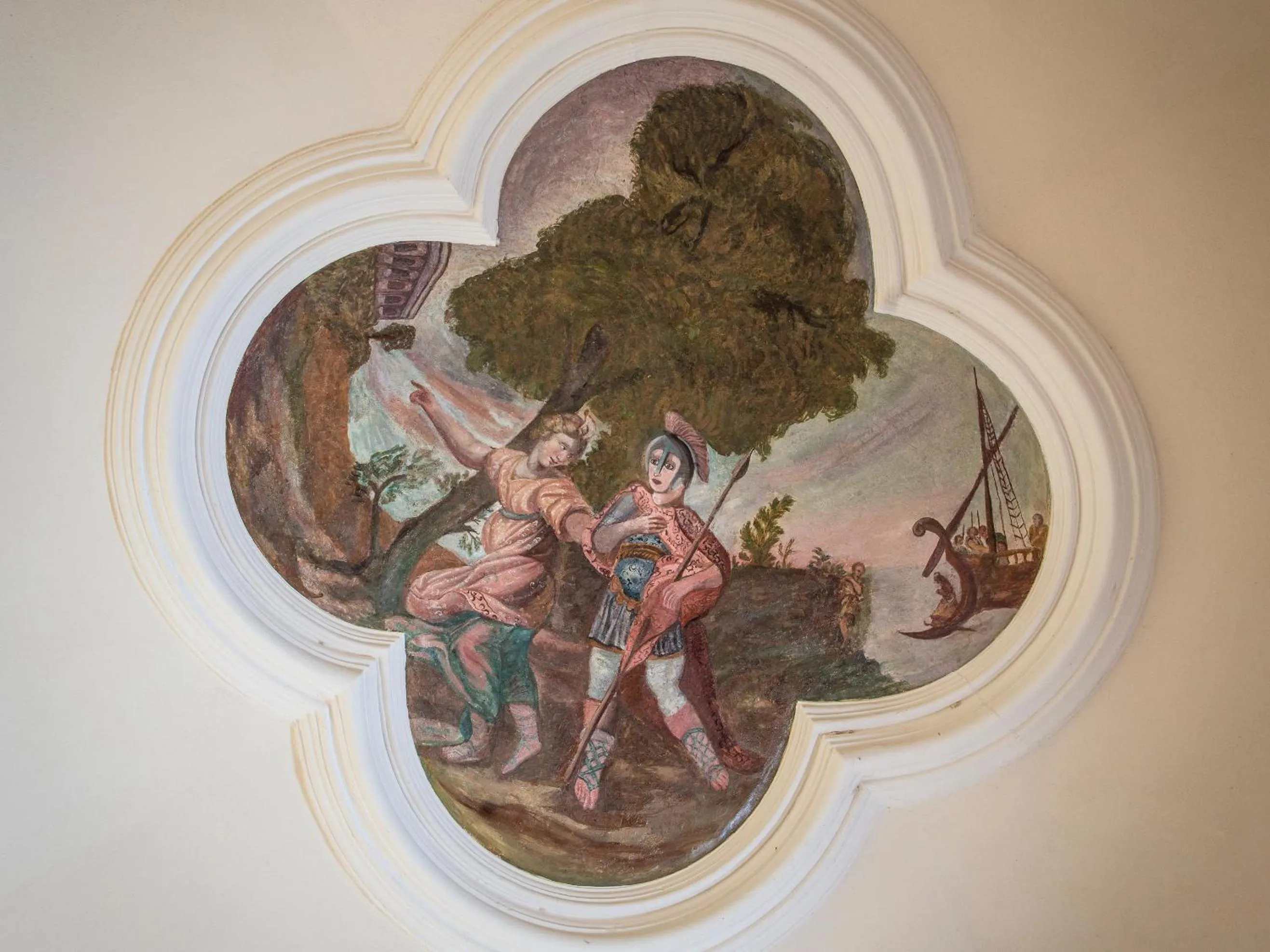 Decorative detail in Hotel Villa Montegranelli