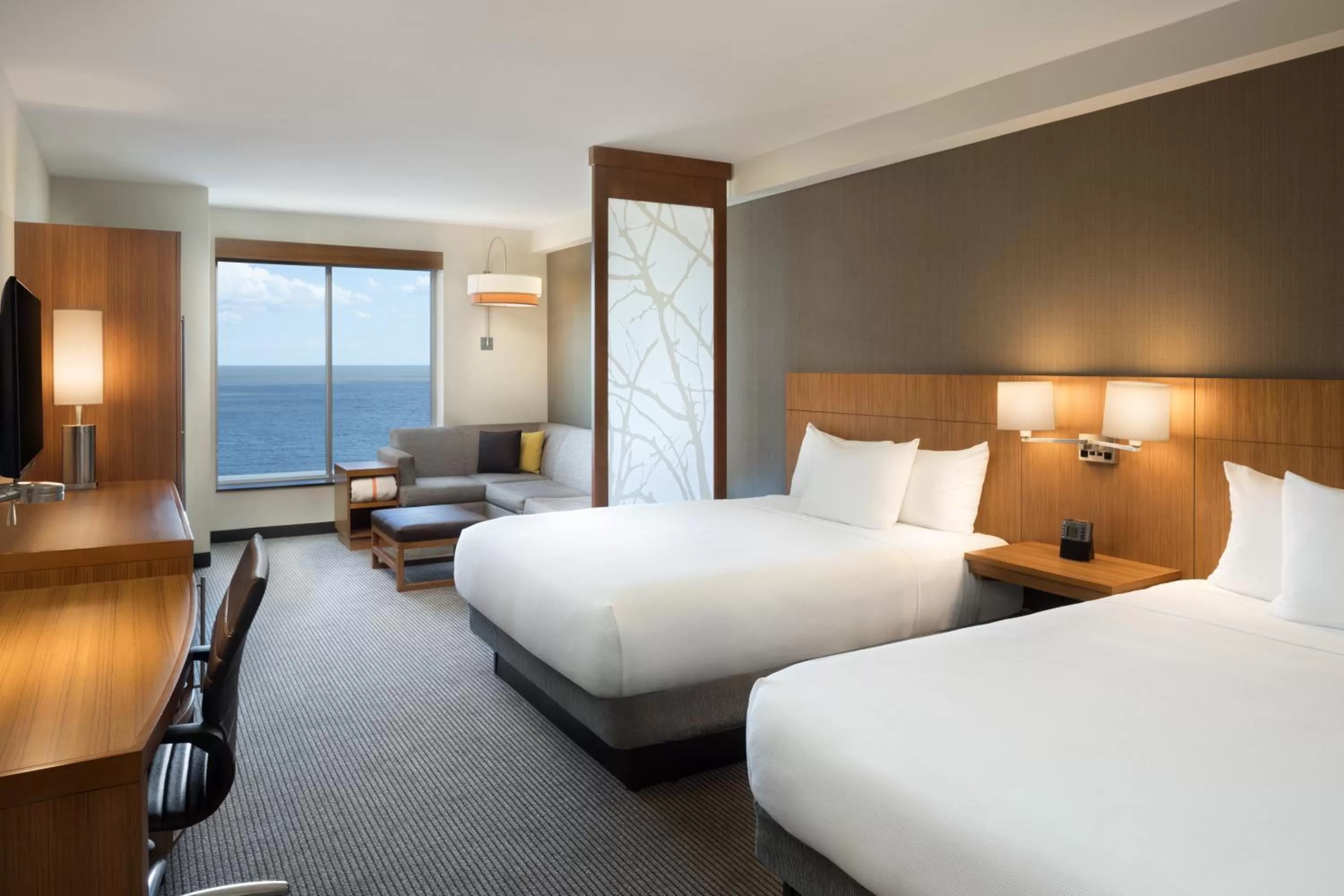 Queen Room with View in Hyatt Place Biloxi