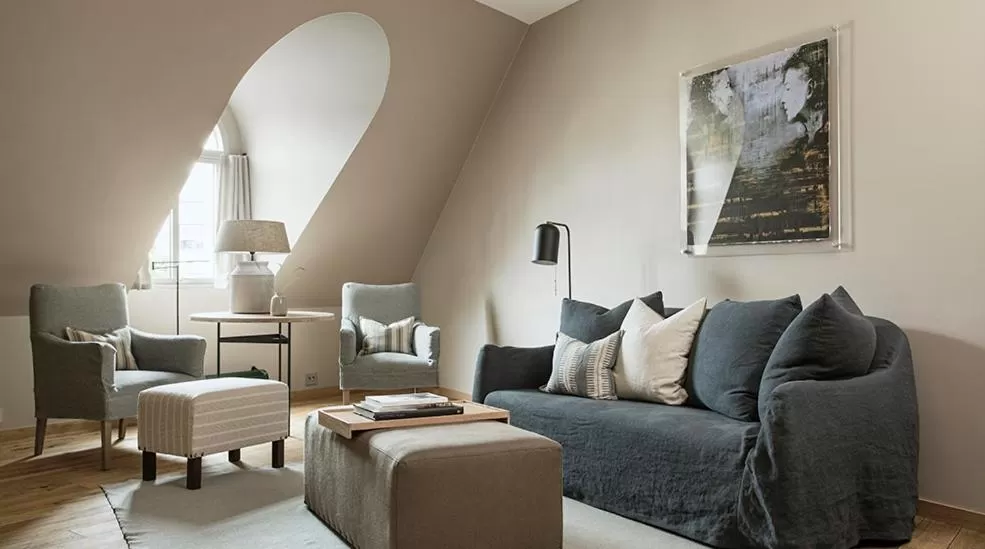 Living room in Hotel Brosundet