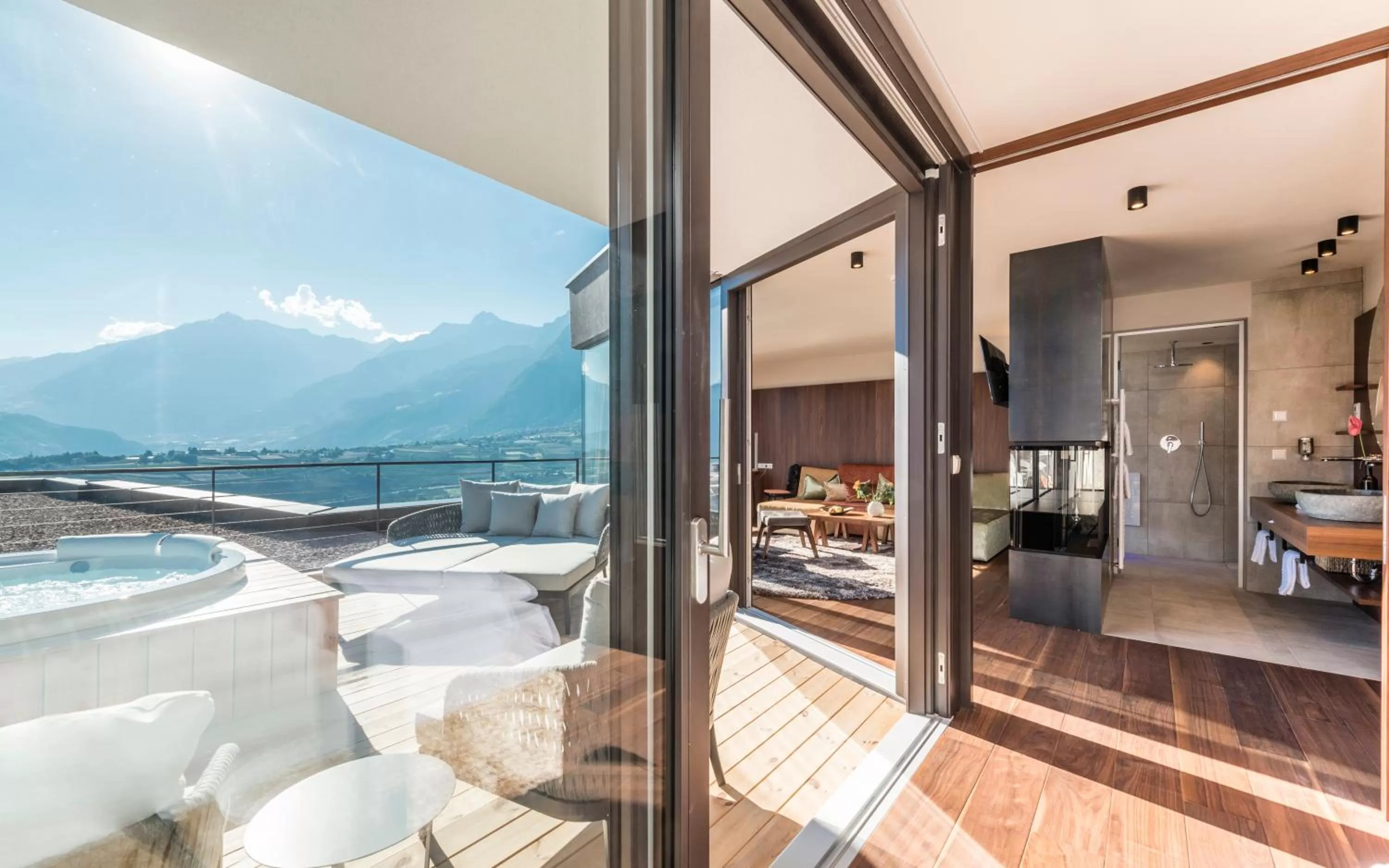 Bathroom in Hotel Rosengarten (Schenna Resort)