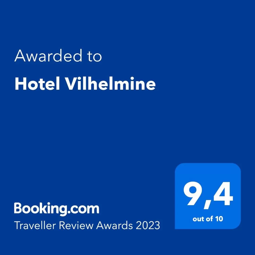 Logo/Certificate/Sign, Logo/Certificate/Sign/Award in Hotel Vilhelmine