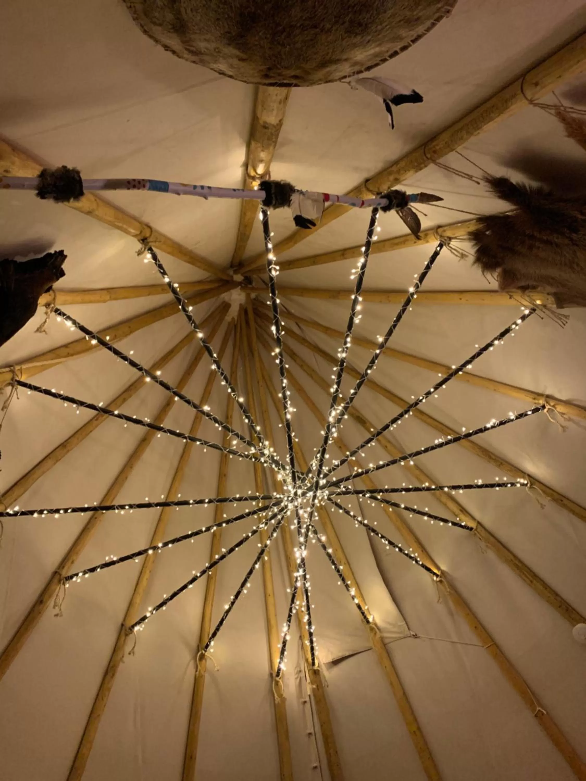 Decorative detail in Fox Pass Cabins