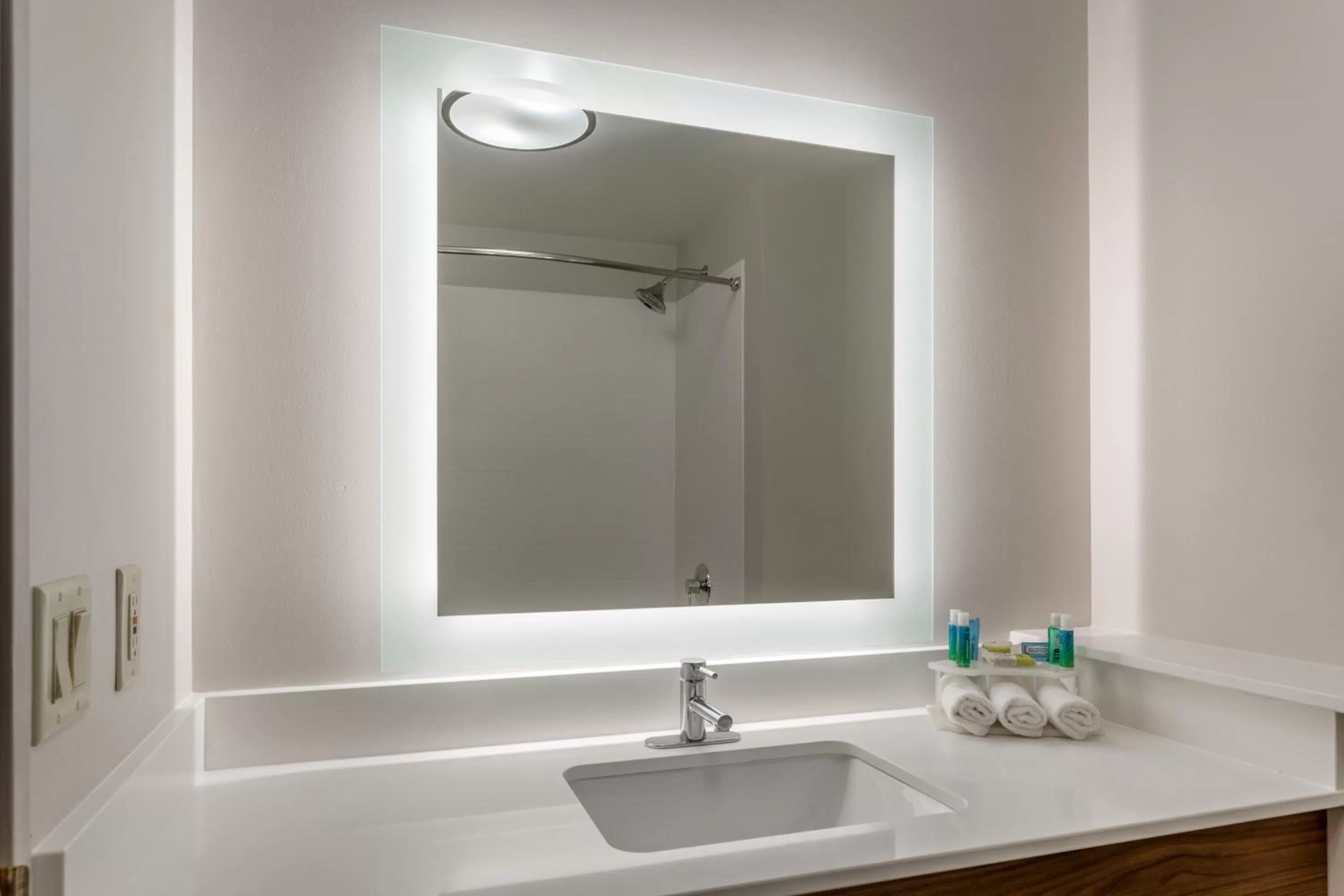 Bathroom in Holiday Inn Express Hotel & Suites Burlington by IHG