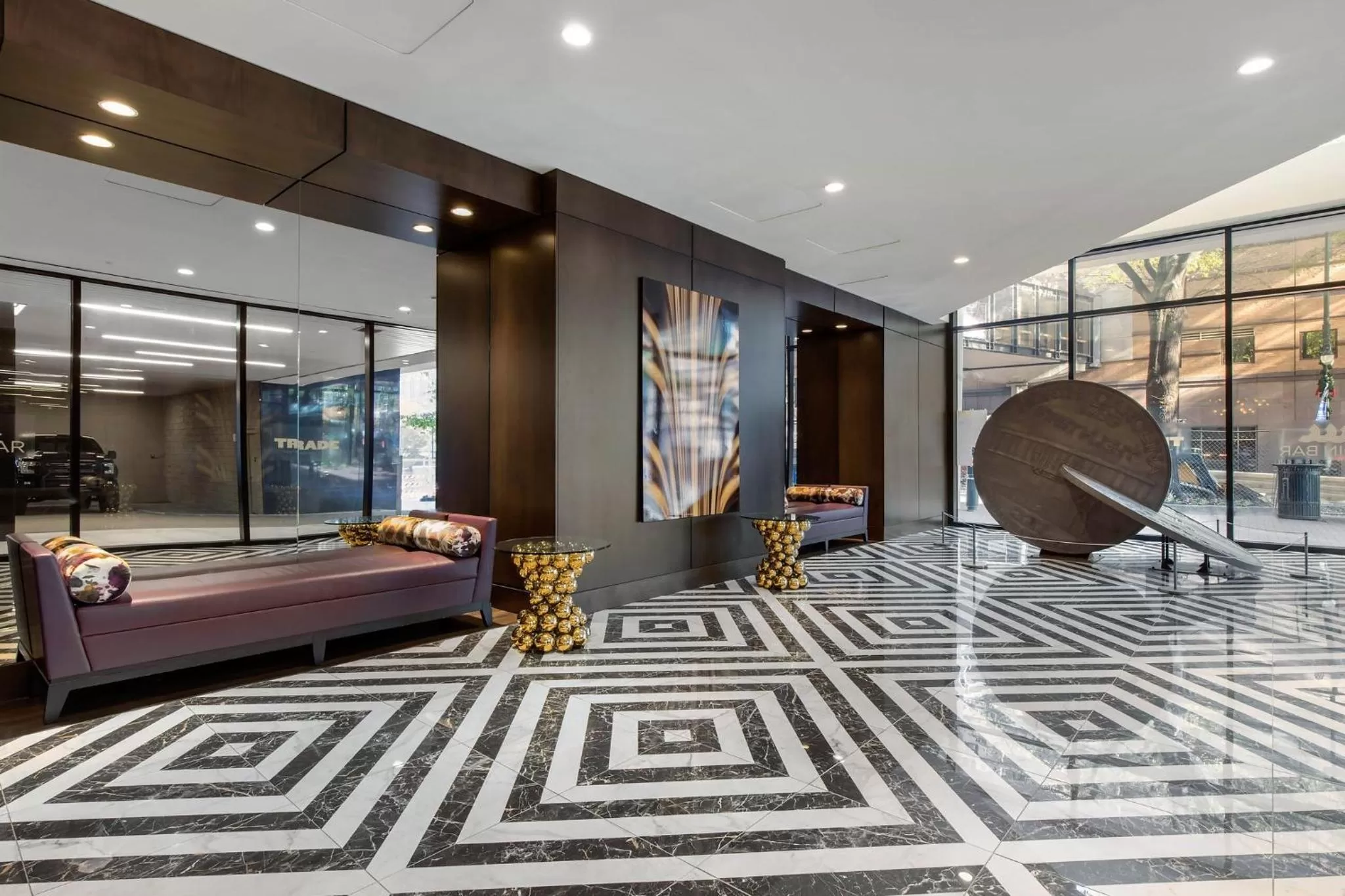 Lobby or reception in Omni Charlotte Hotel