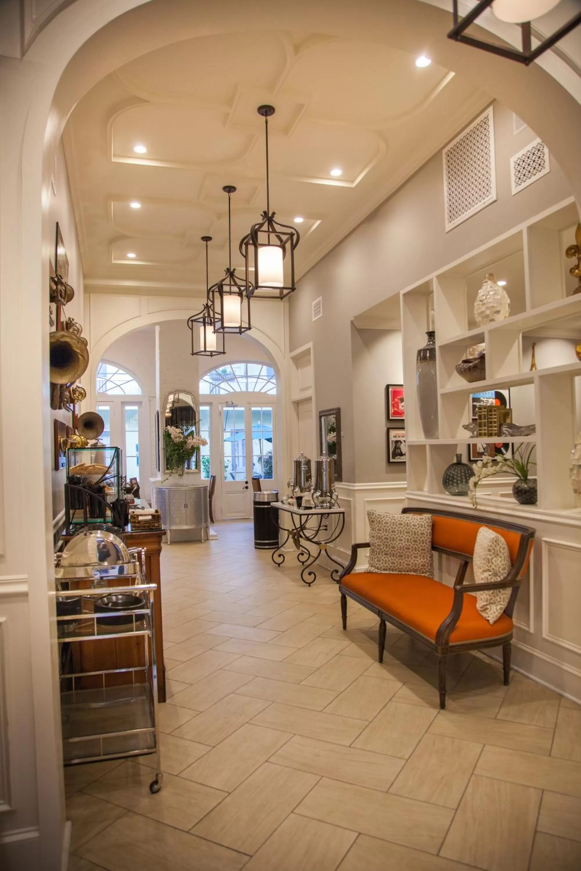 Lobby or reception in Hotel St. Pierre French Quarter
