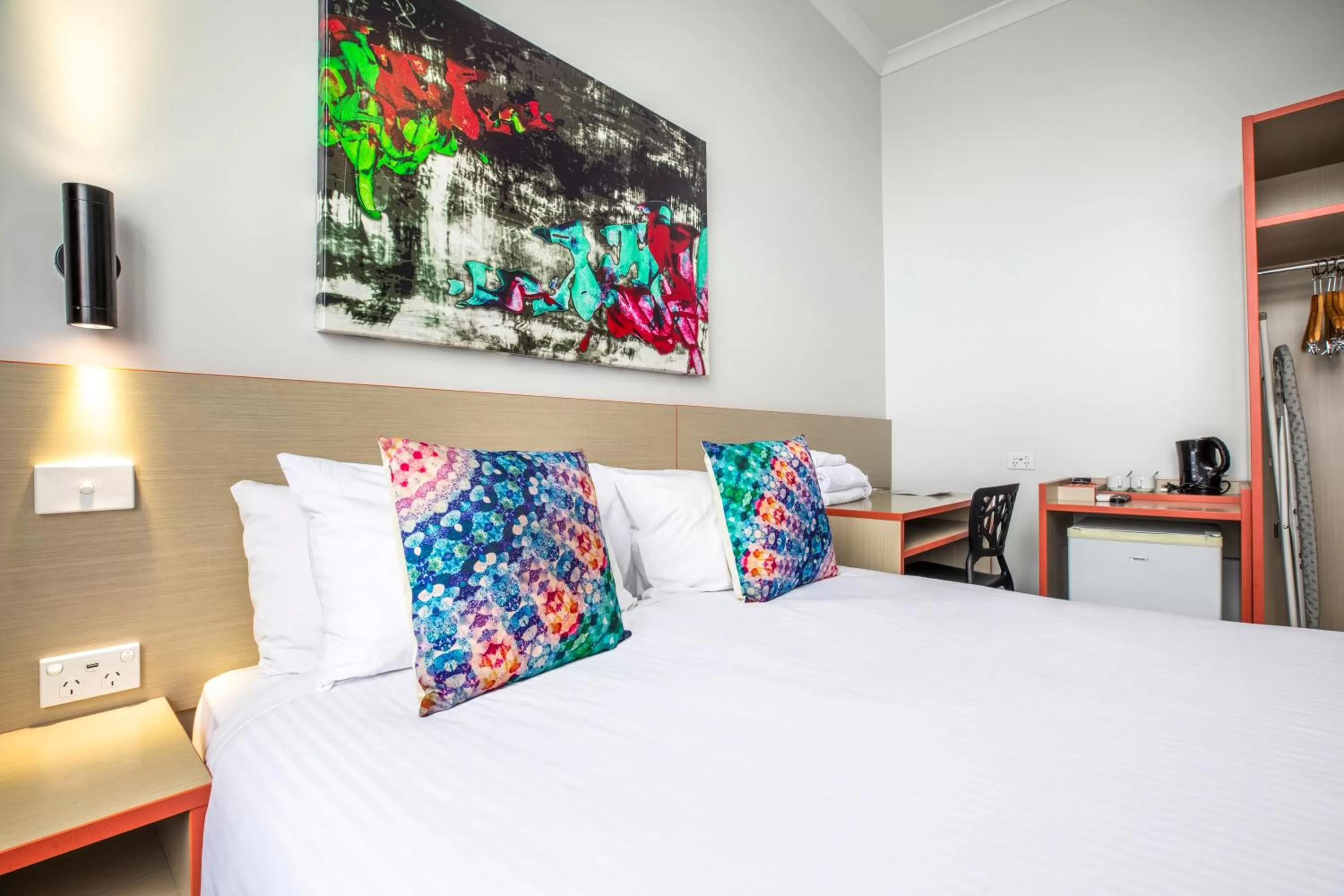 Bedroom, Bed in Nightcap at Ashley Hotel