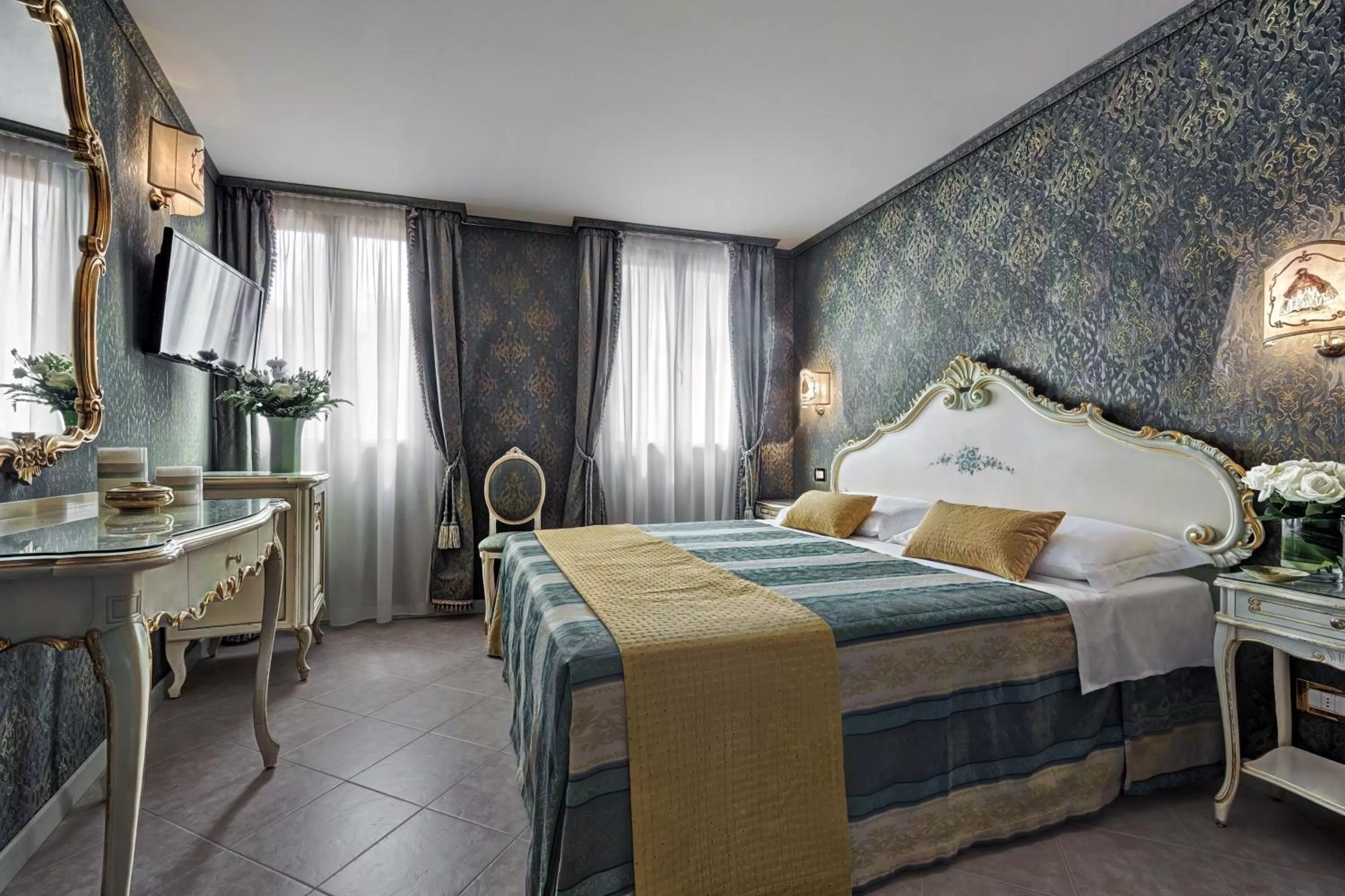 Bedroom, Bed in Antica Locanda al Gambero