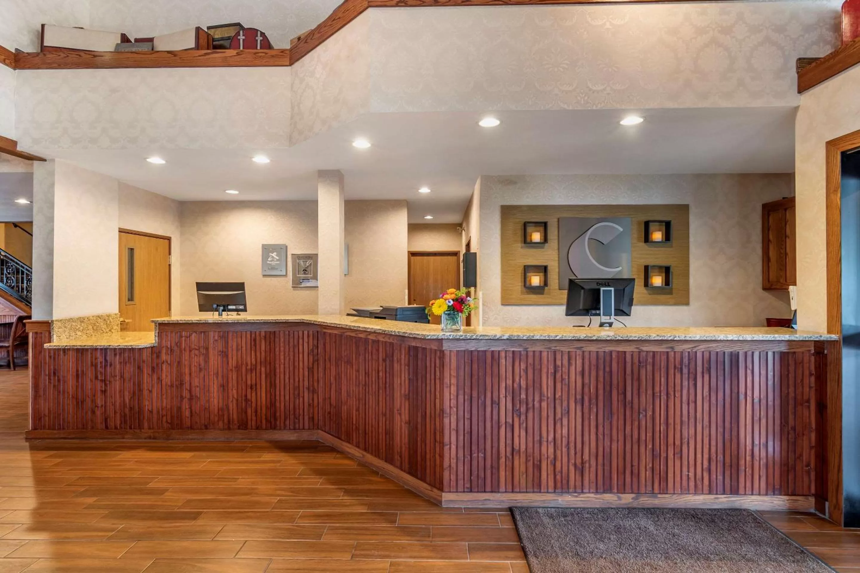 Lobby or reception in Comfort Inn Warrensburg Station