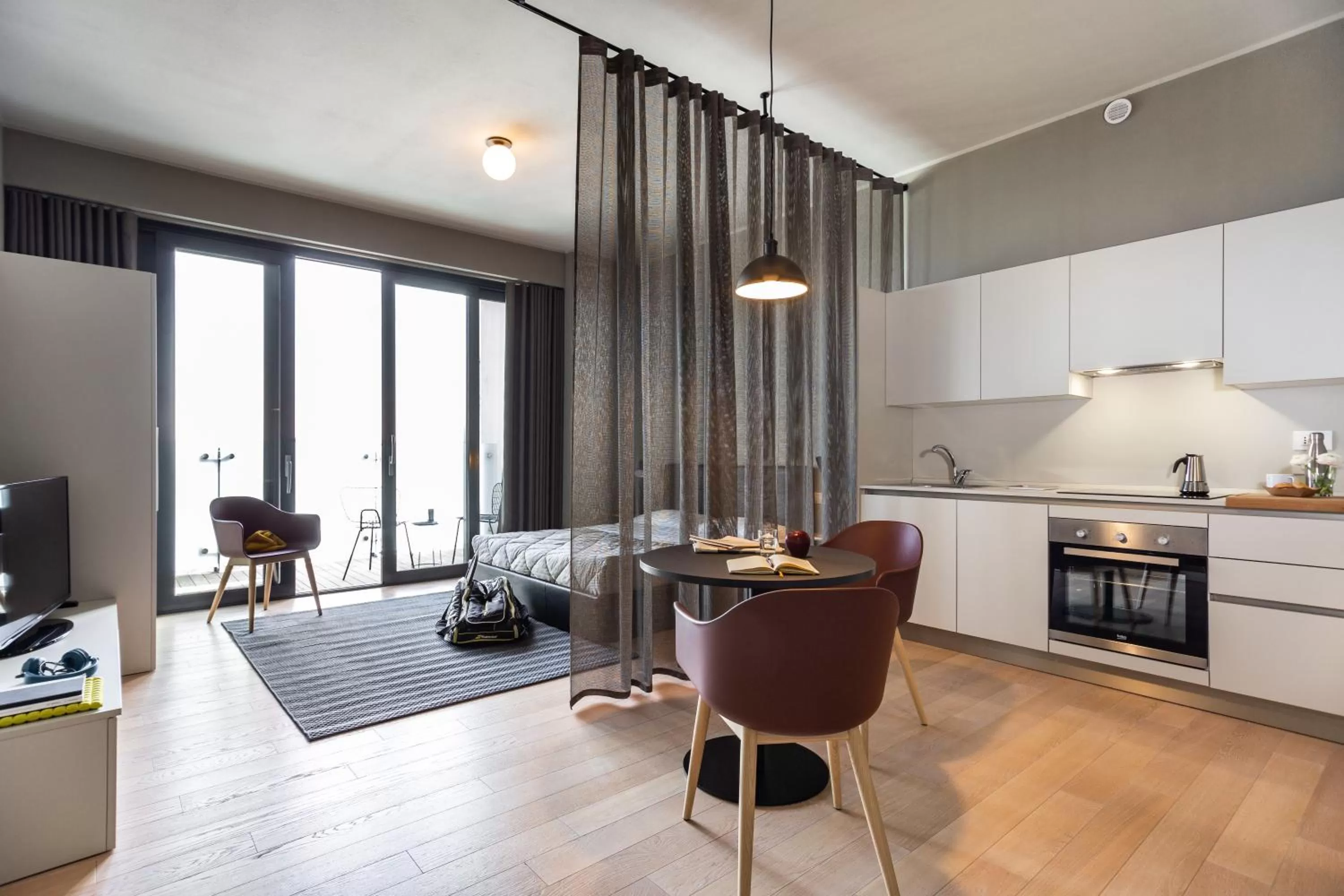 Kitchen or kitchenette in Dreams Hotel Città Studi