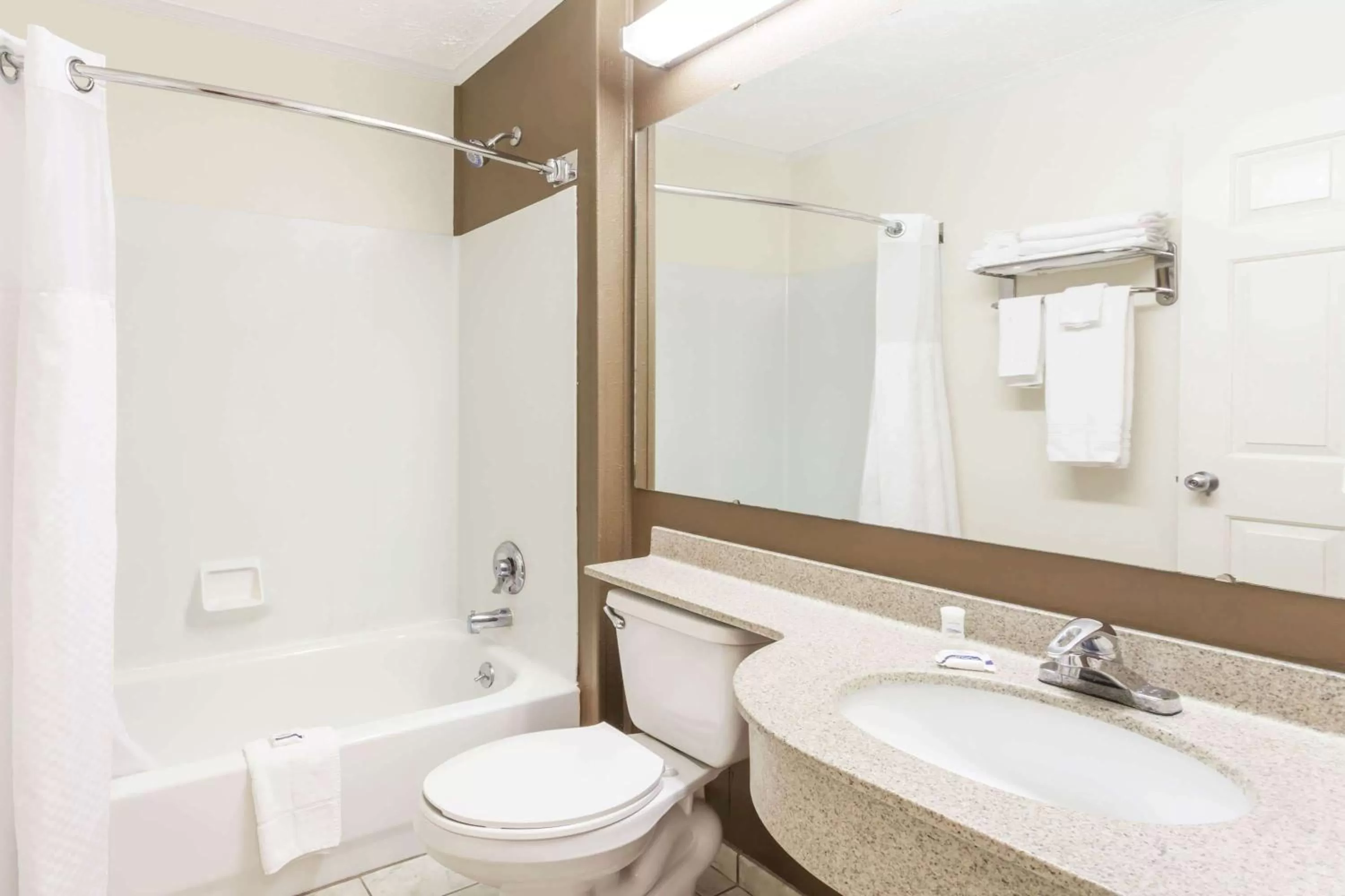 Bathroom in Microtel Inn by Wyndham Wilson