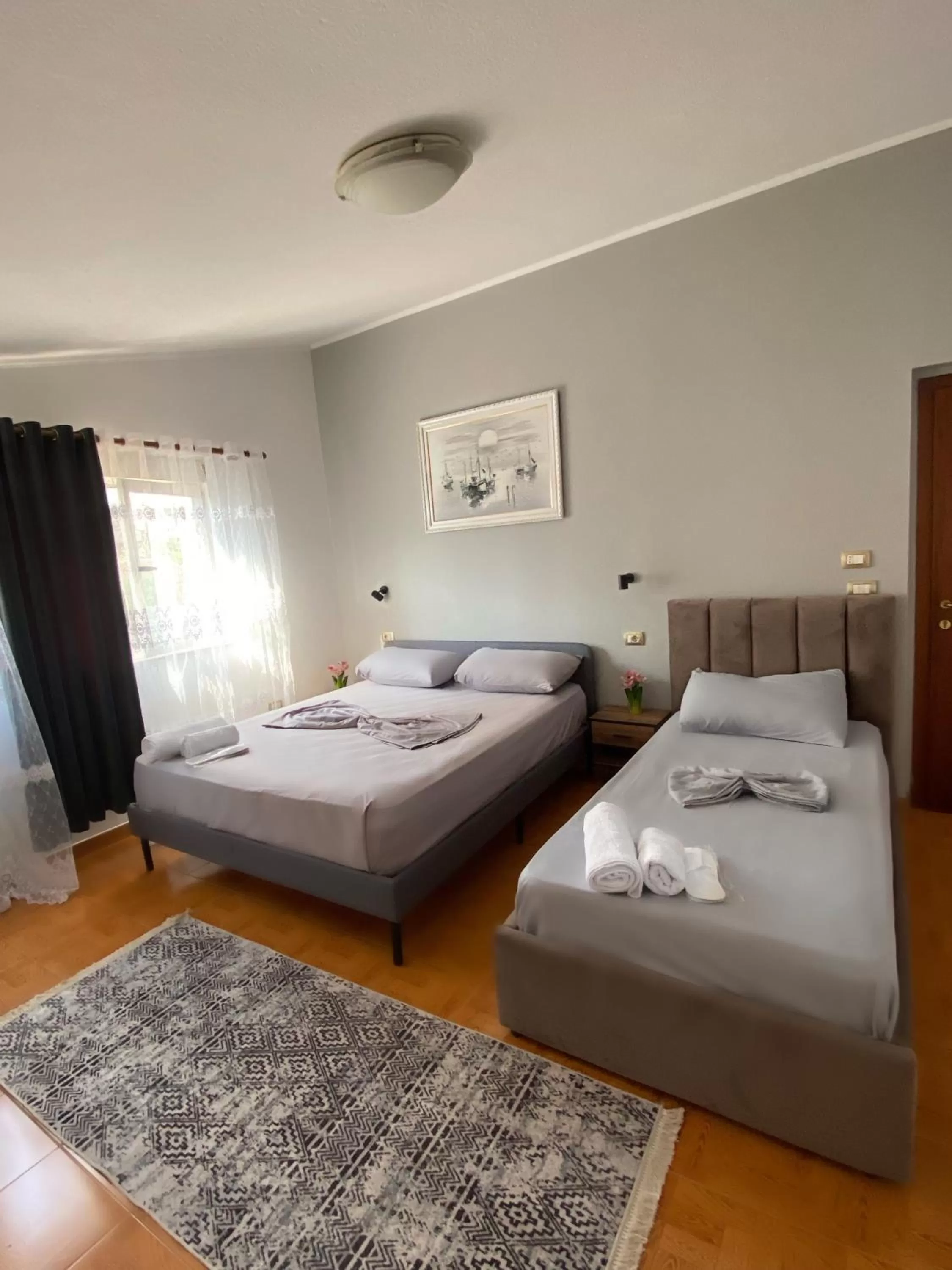 Bed in Hotel Millenium Tirana