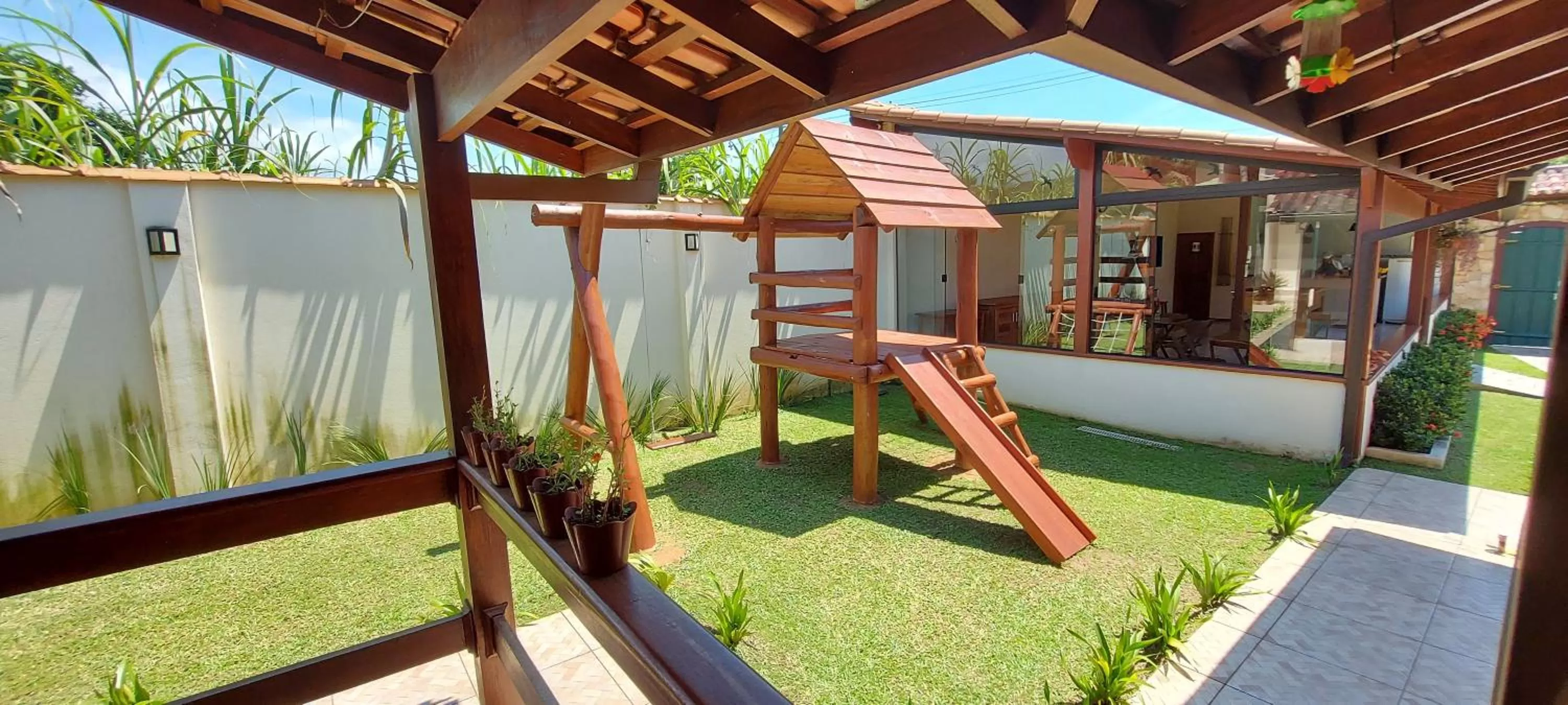 Children play ground in Pousada das Saíras