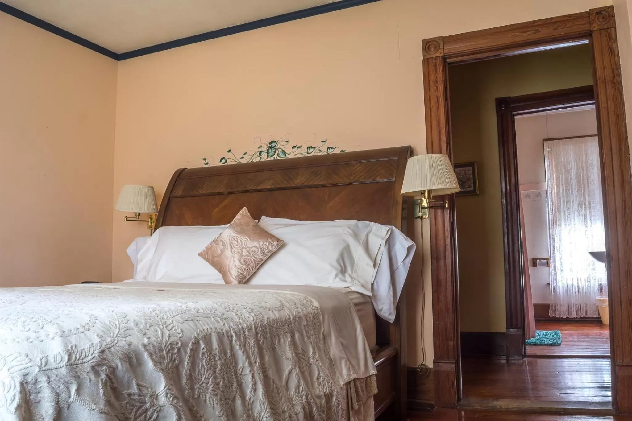 Bed in The Ann Stevens House