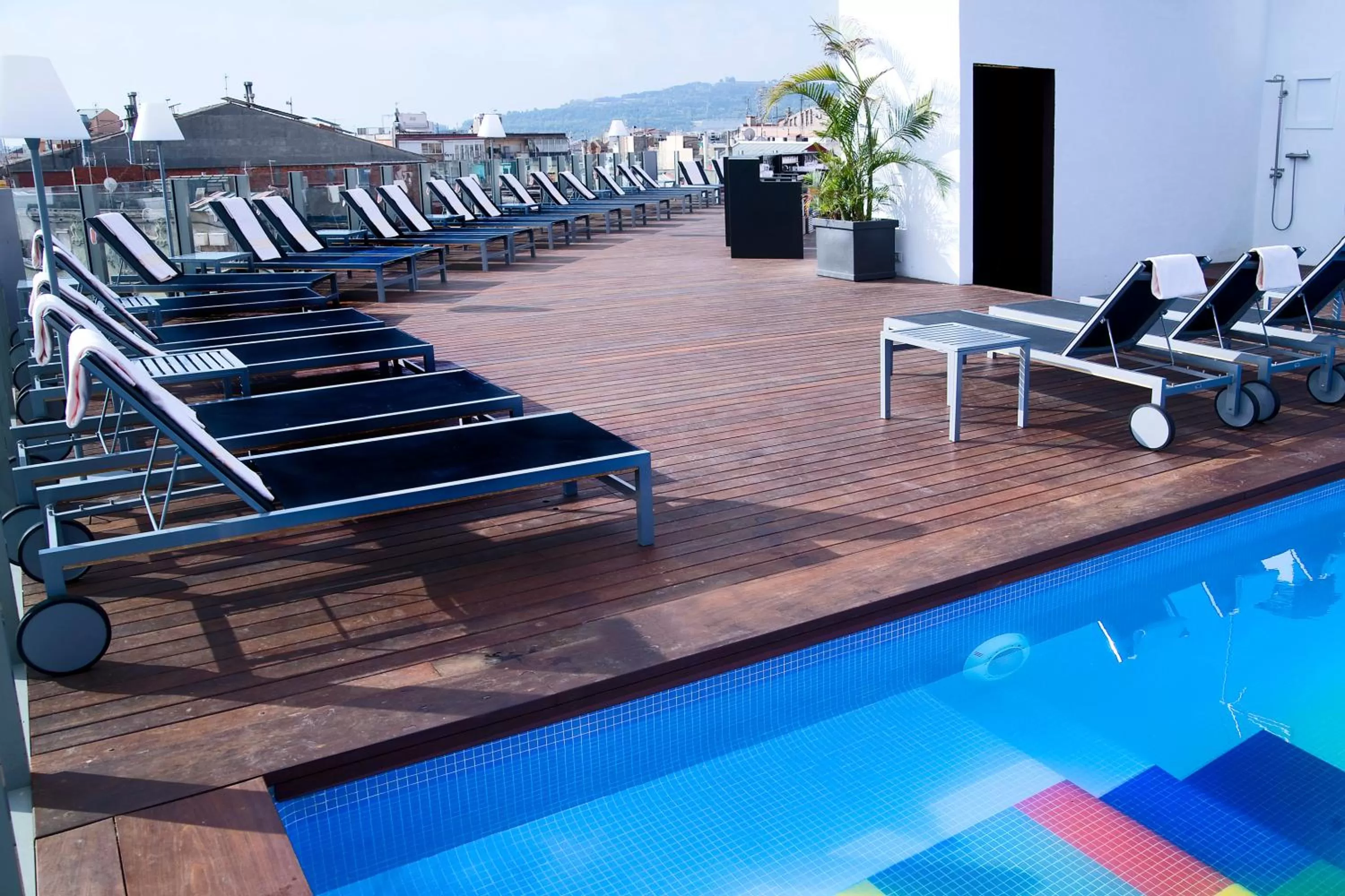 Balcony/Terrace in Axel Hotel Barcelona - Adults Only