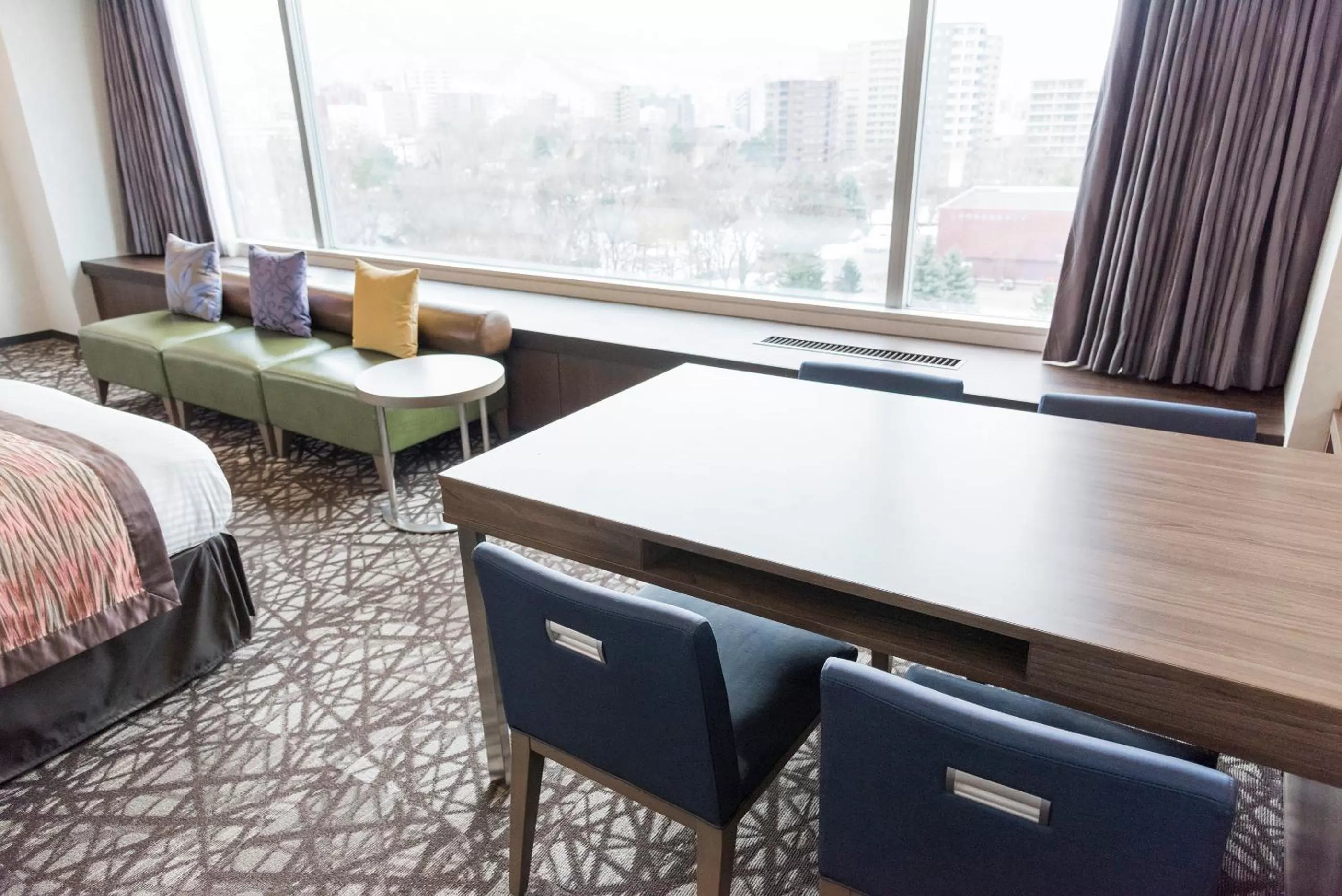 Photo of the whole room, Bed in HOTEL MYSTAYS Sapporo Nakajima Park