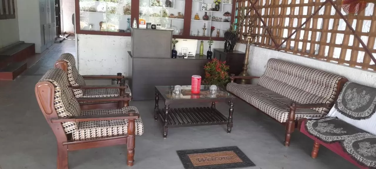 Seating Area in Nature Villa Kochi