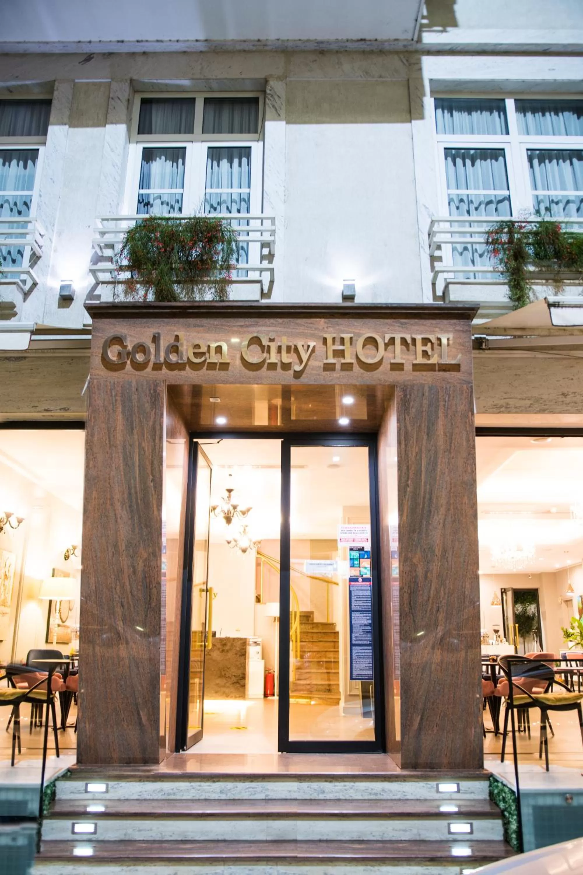 Property building in Golden City Hotel , Tirana
