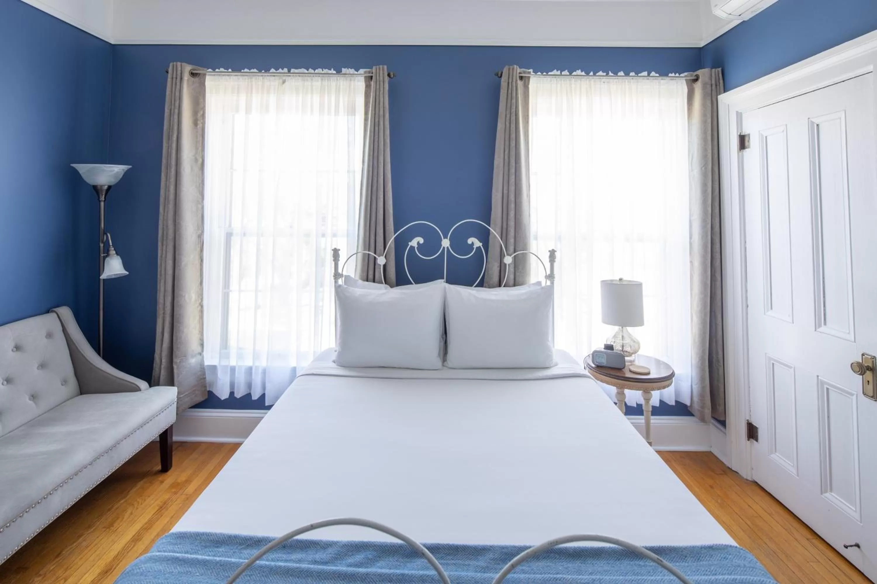 Bed in Aldrich Guest House