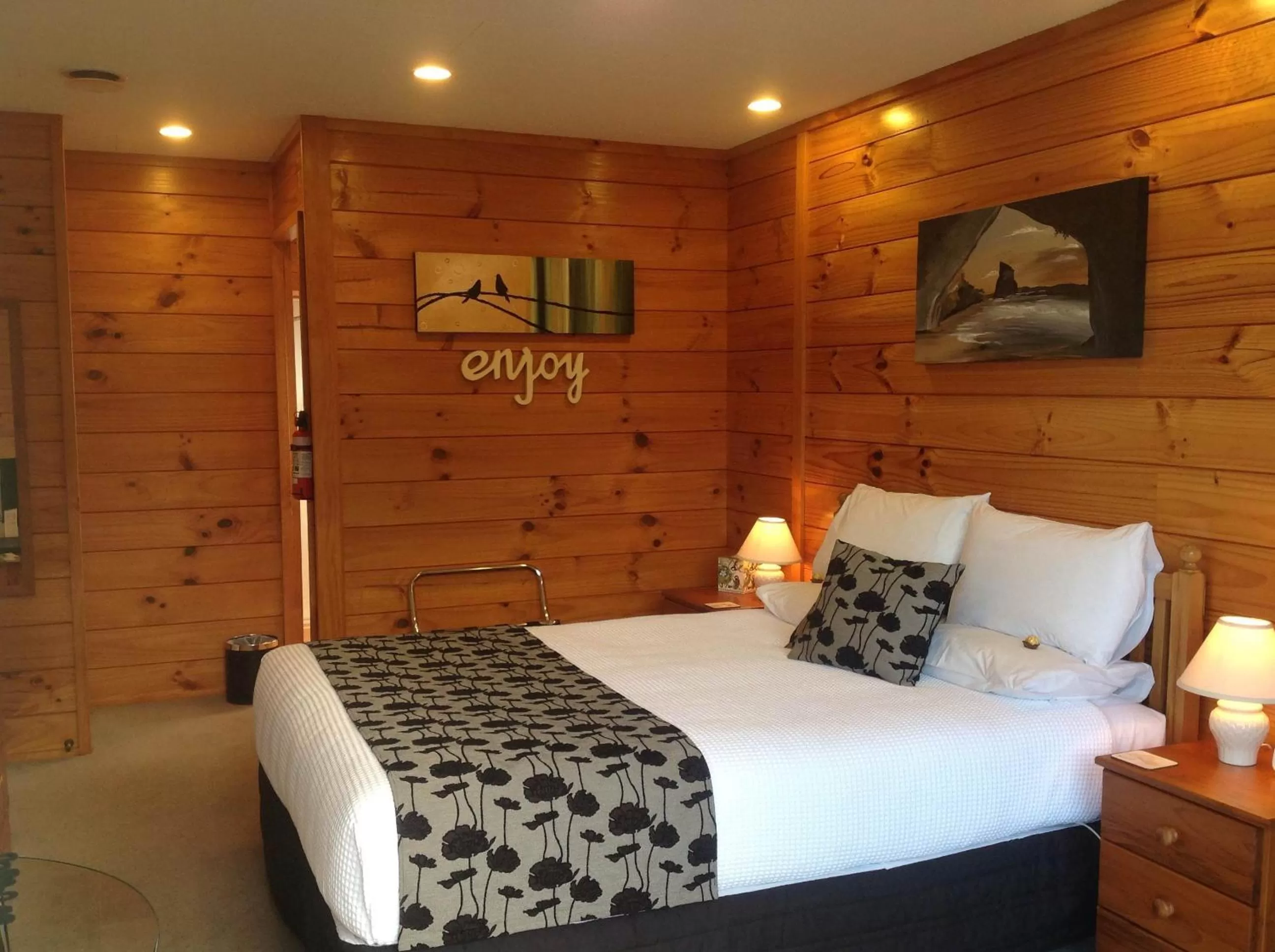 Bed in Andrea's Bed & Breakfast