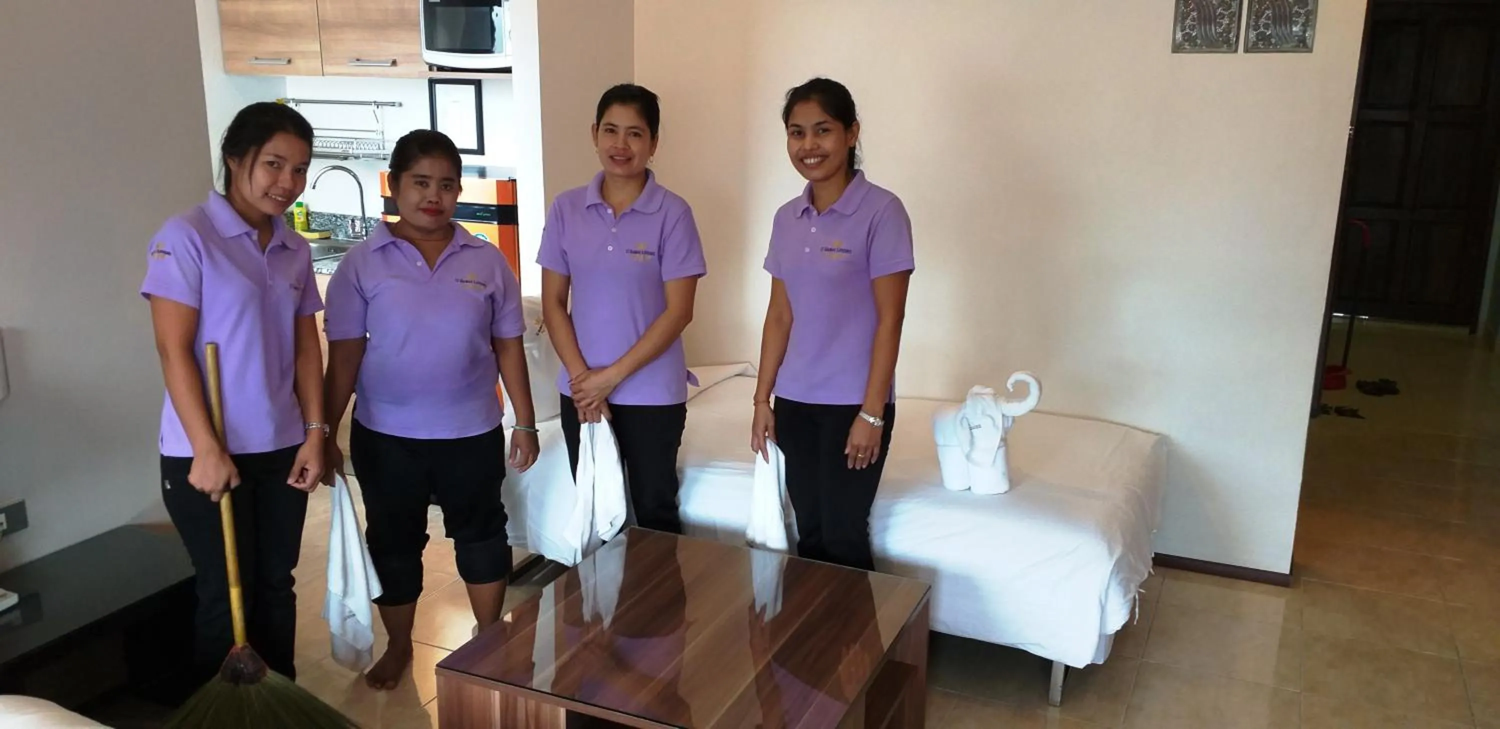Staff in U Sabai Living Hotel