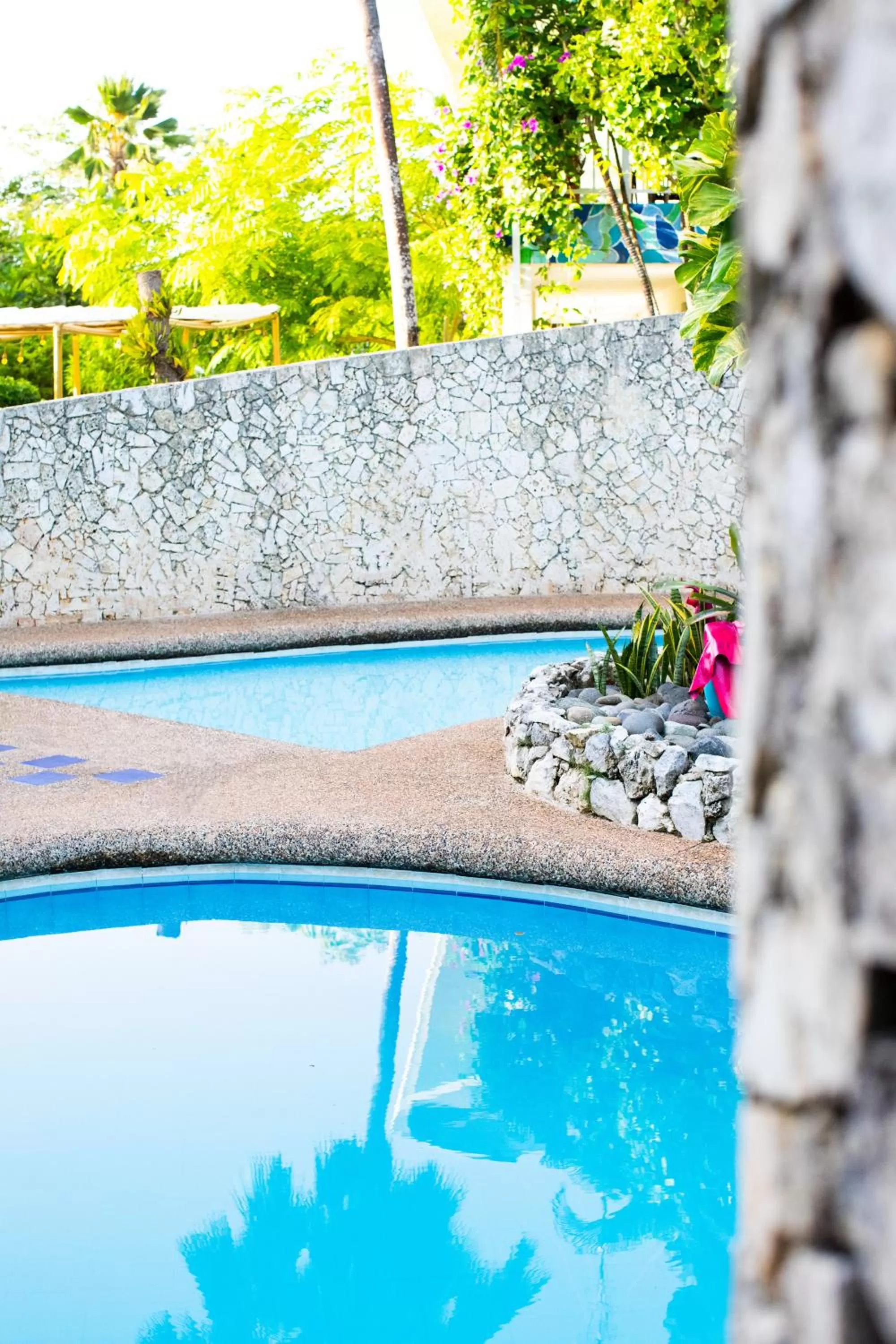 Pool view in Hosteria Mar y Sol