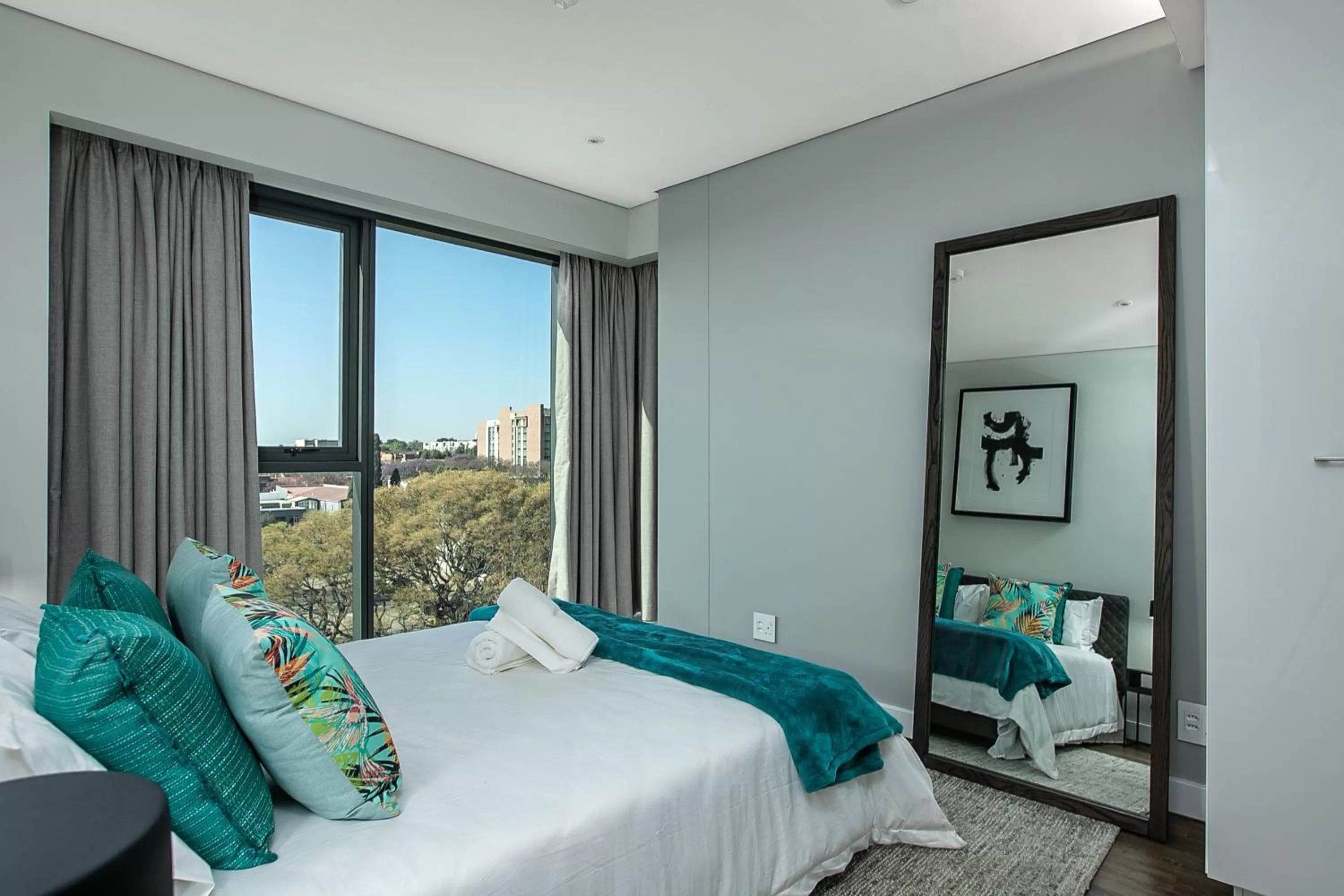 Bedroom, Bed in The Park Central Residence - WITH GENERATOR