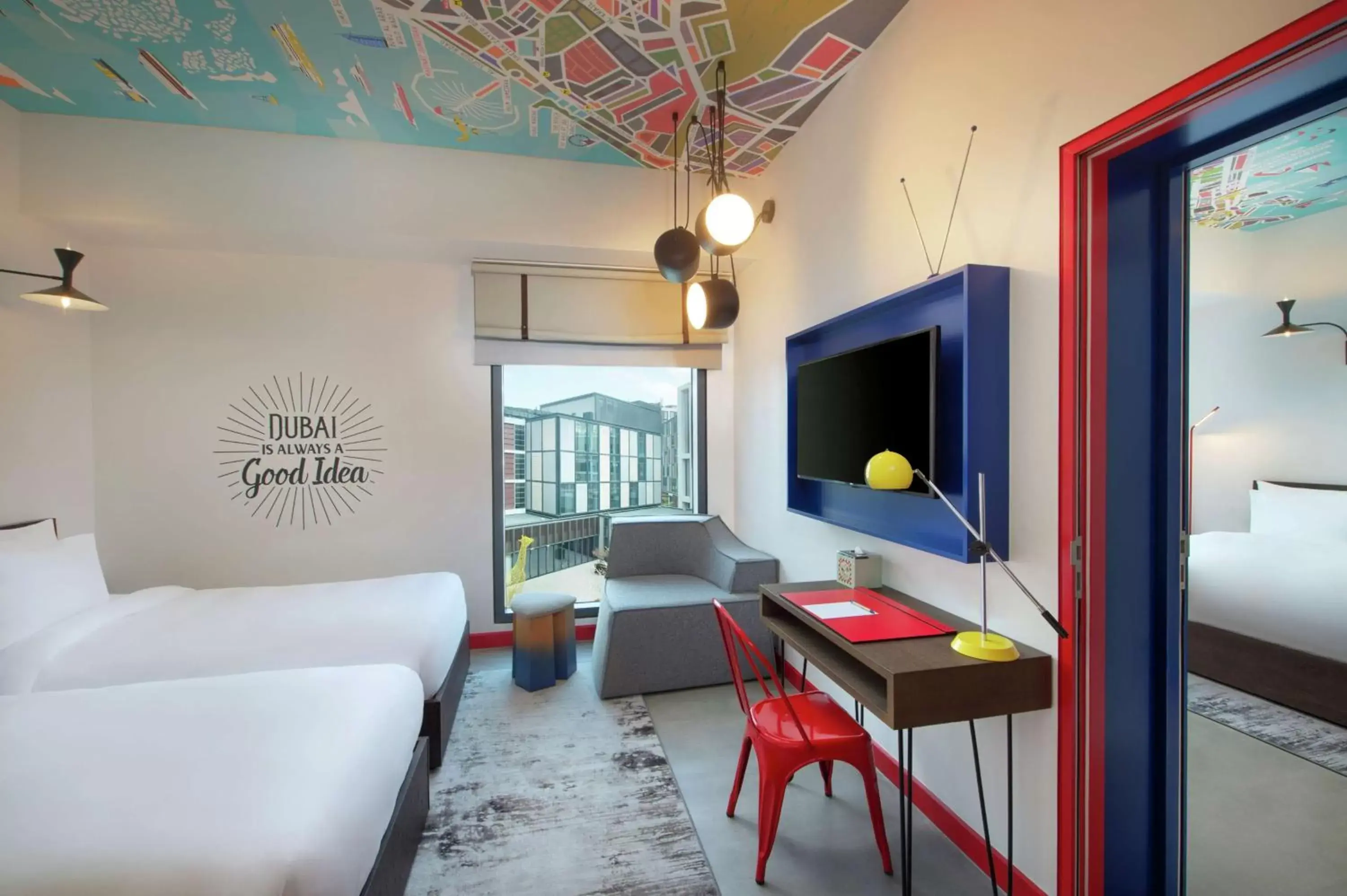 Twin Room in Hampton by Hilton Dubai Al Seef Twin Room in Hampton by Hilton Dubai Al Seef