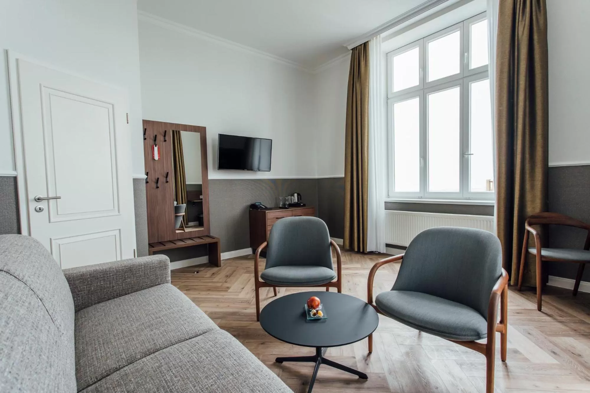 Living room, Seating Area in Strandhotel Hohenzollern
