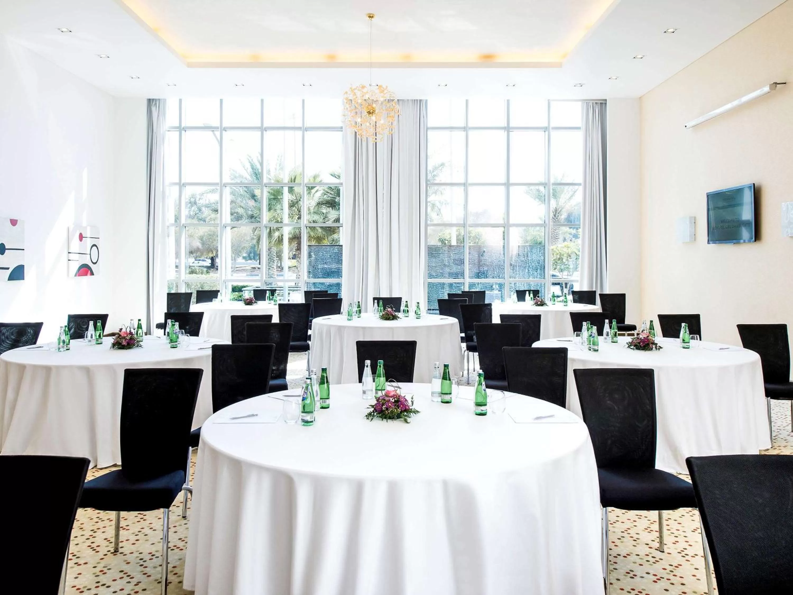 On site in Novotel Abu Dhabi Gate