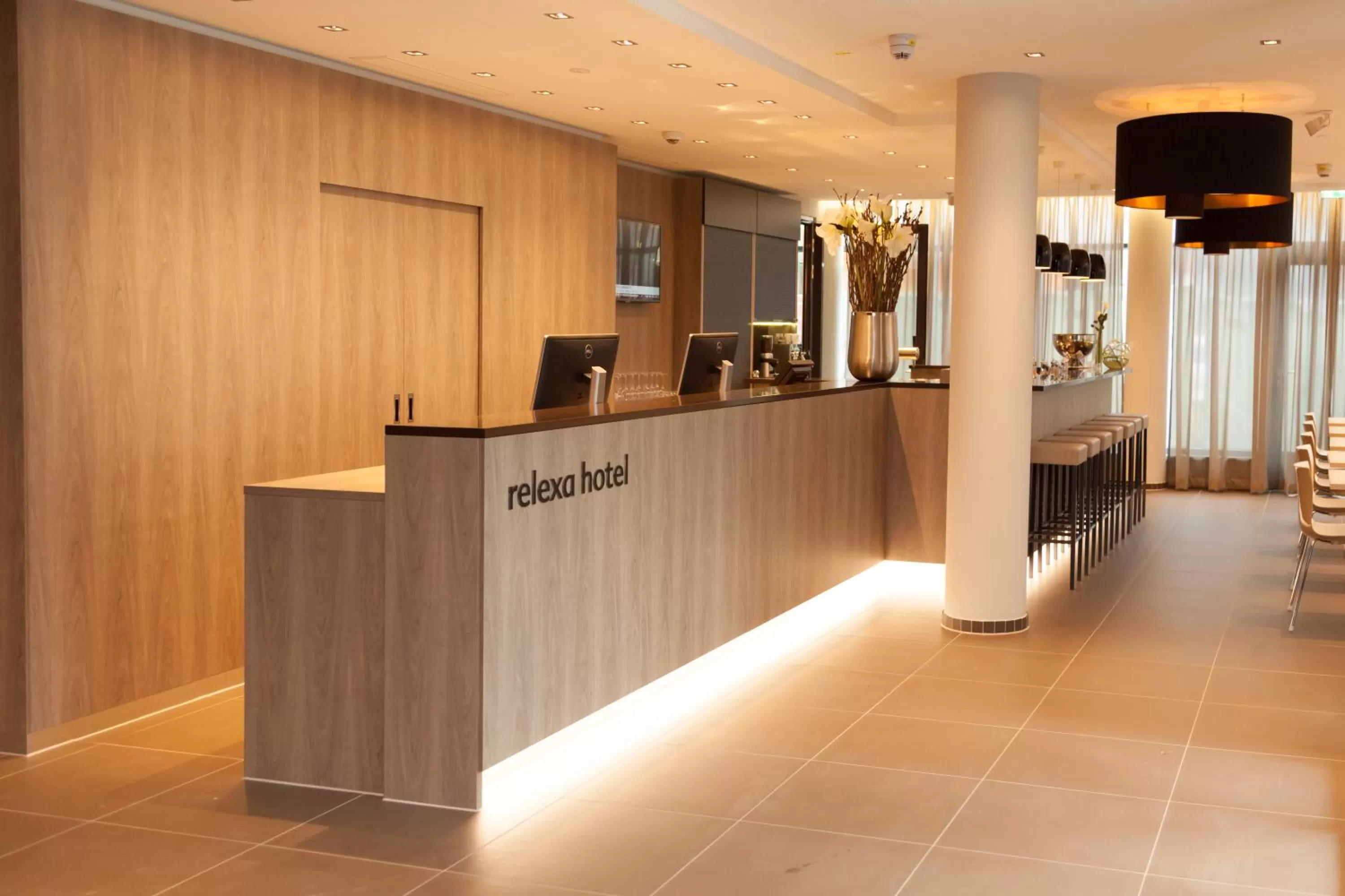 Lobby or reception in relexa hotel München