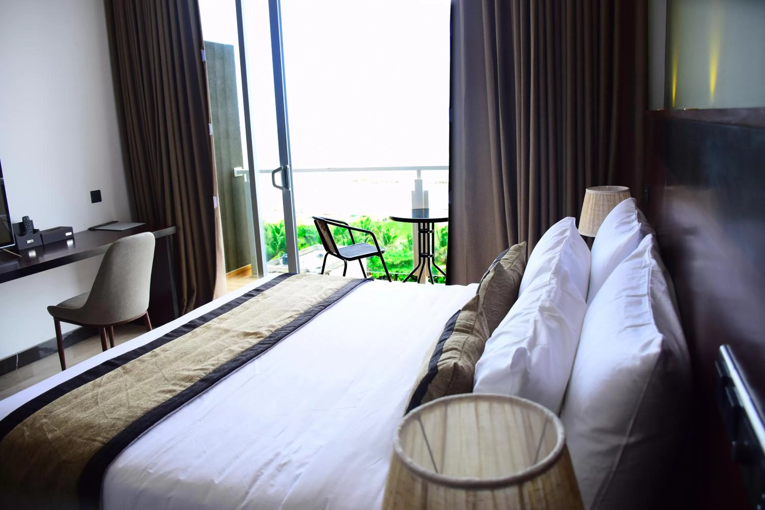 Bedroom, Bed in Ruvisha Beach Hotel