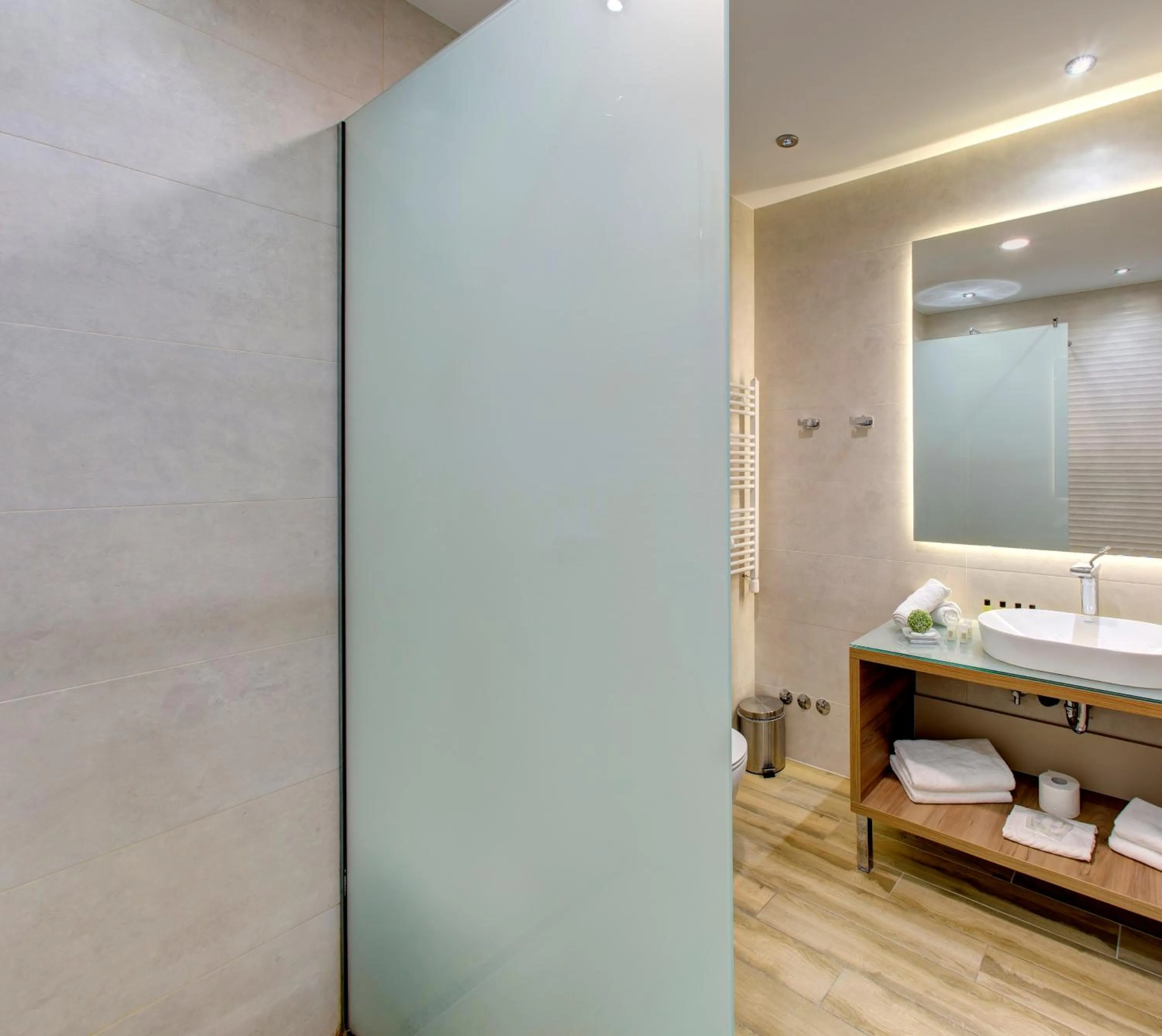 Shower in Hotel Eden