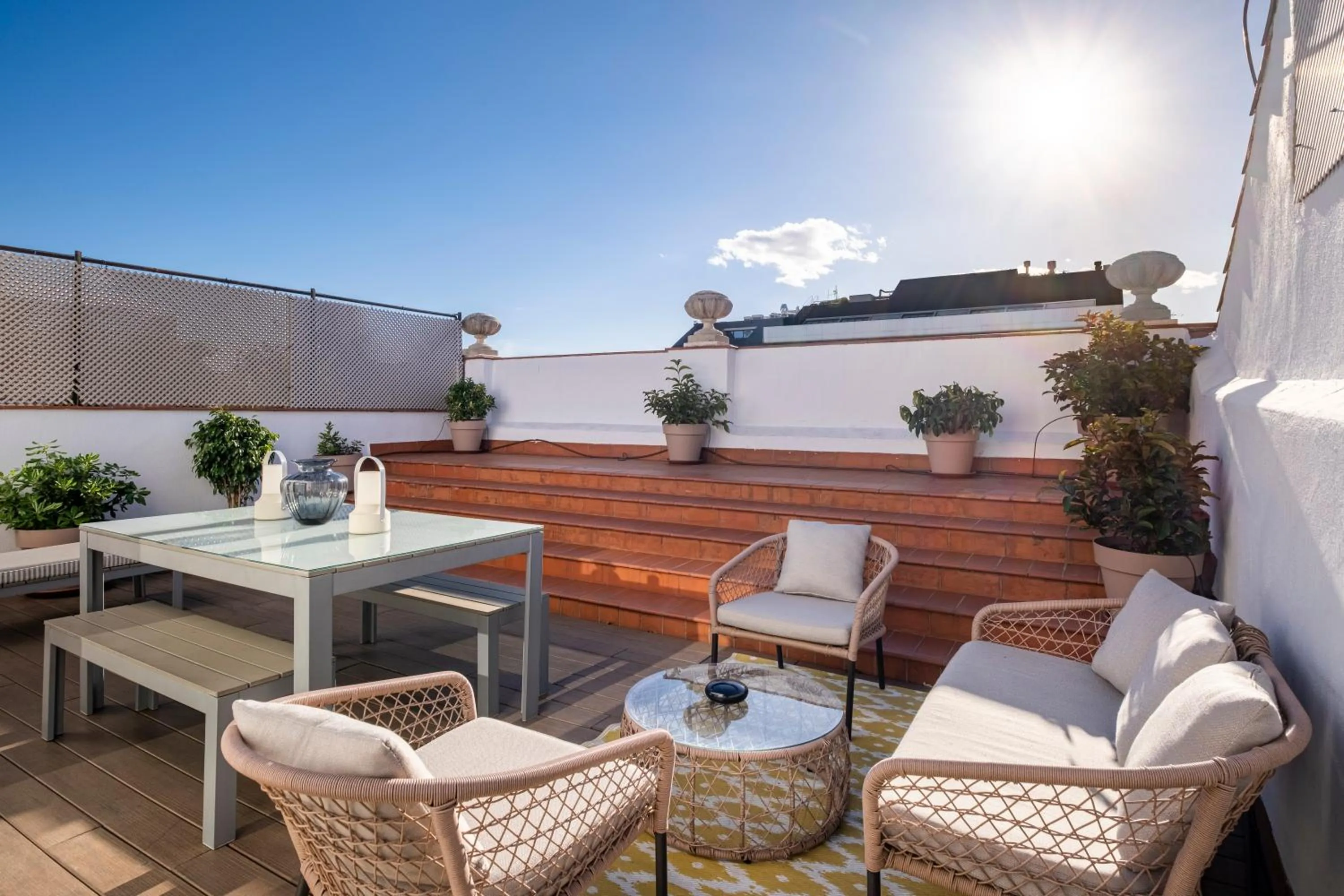 Balcony/Terrace in Apartments Sixtyfour