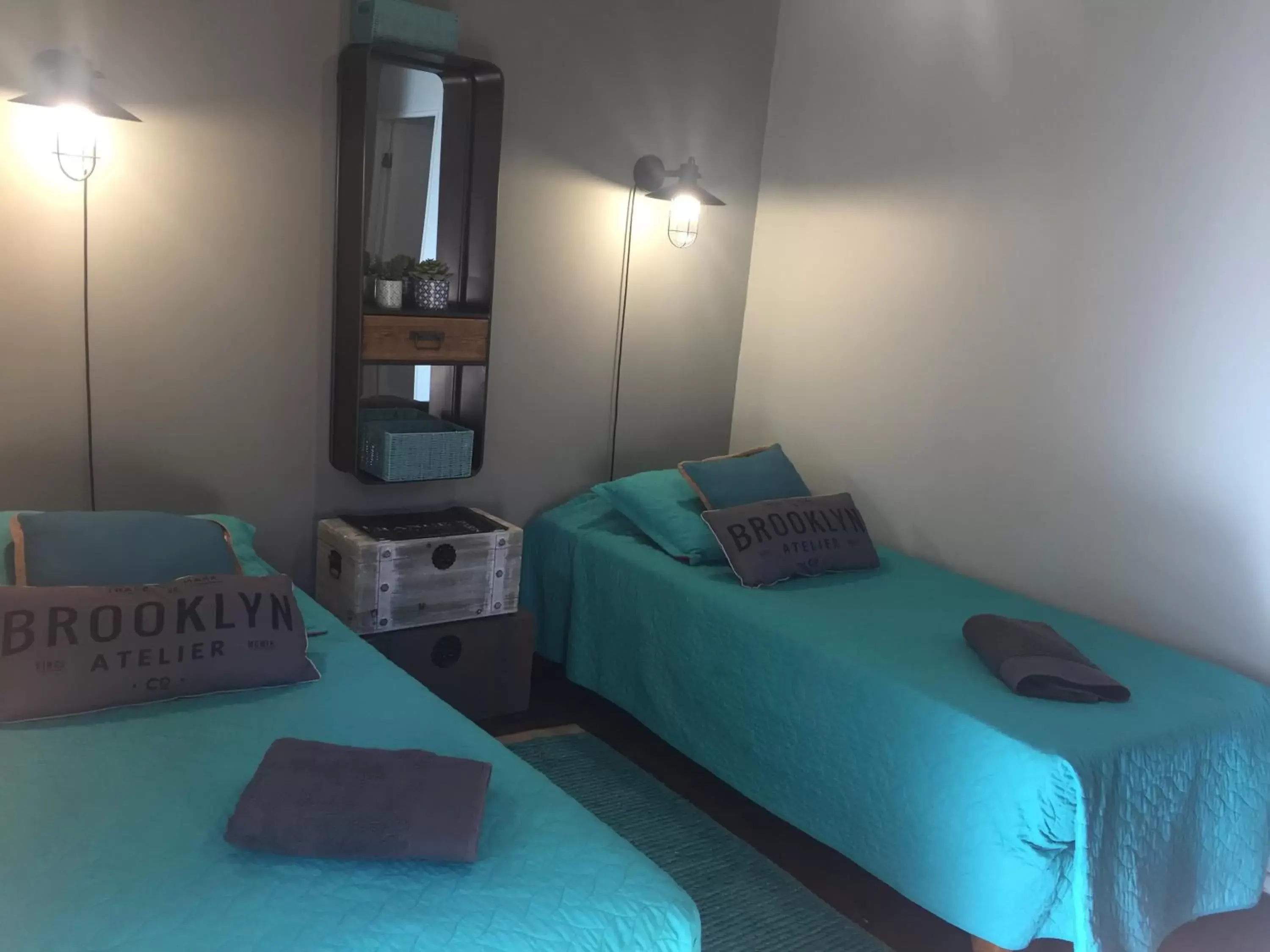 Twin Room with two single beds in Rent apart Las Condes Twin Room with two single beds in Rent apart Las Condes