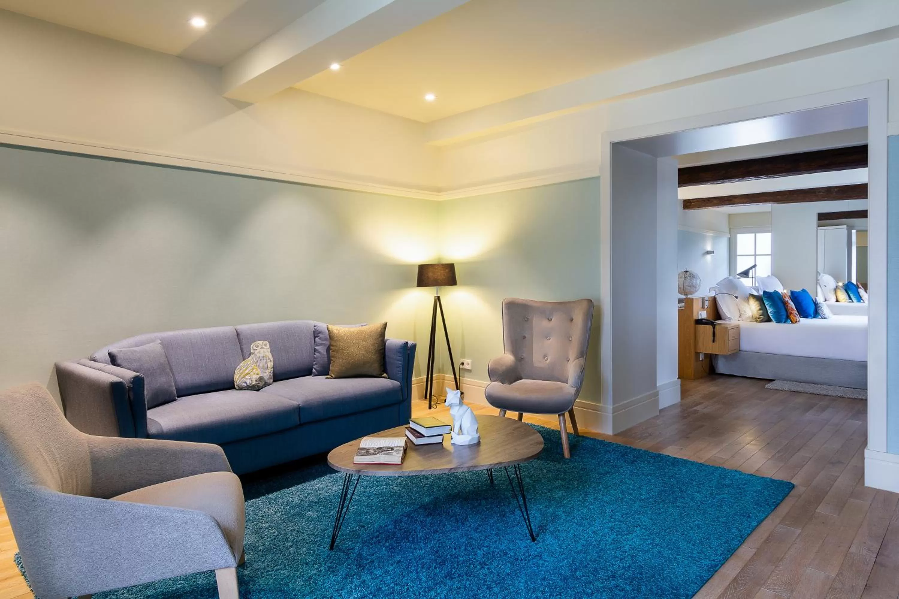 Seating area, Bed in La Demeure Du Parc