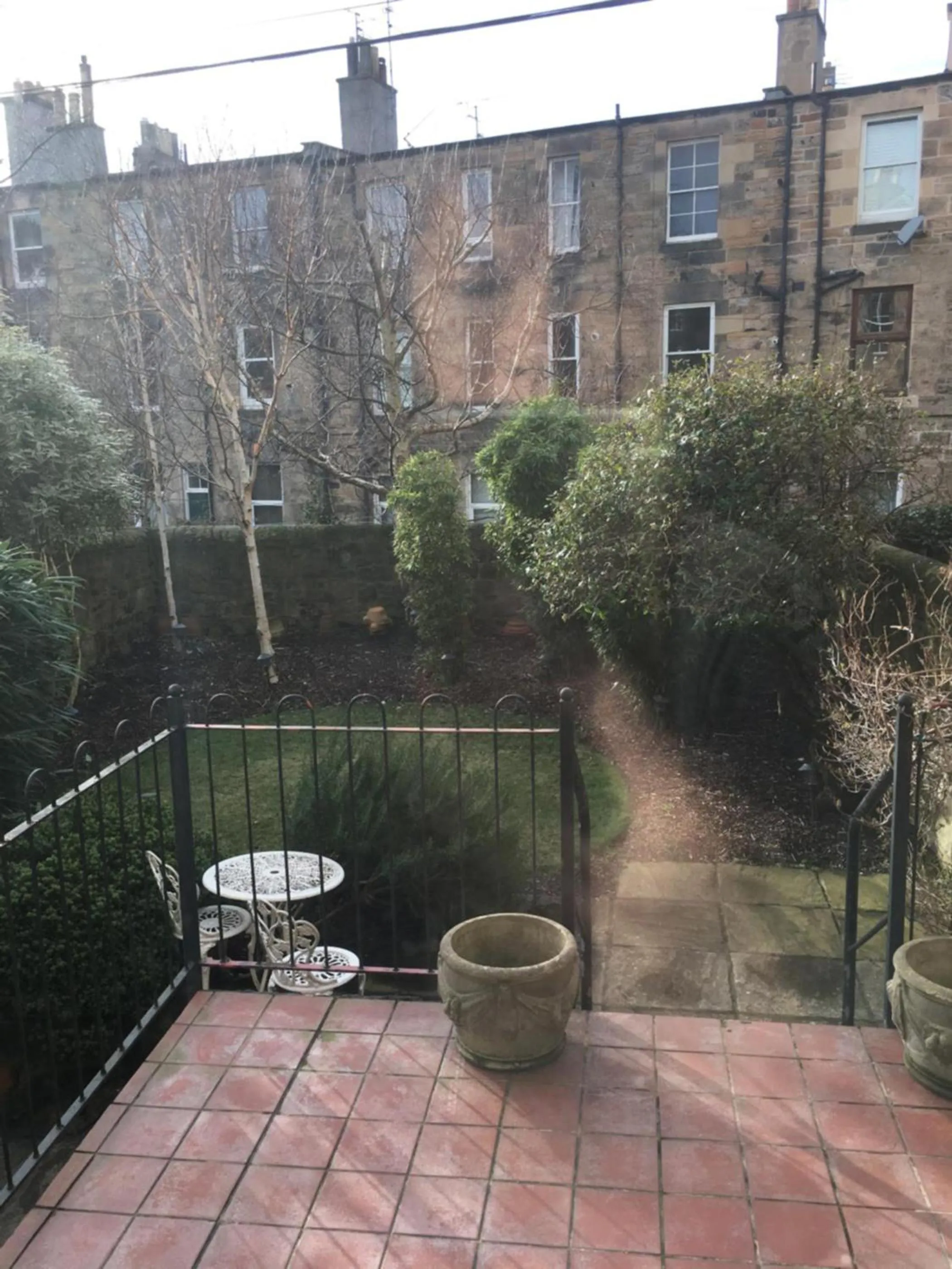 Garden view in Southside Guest House