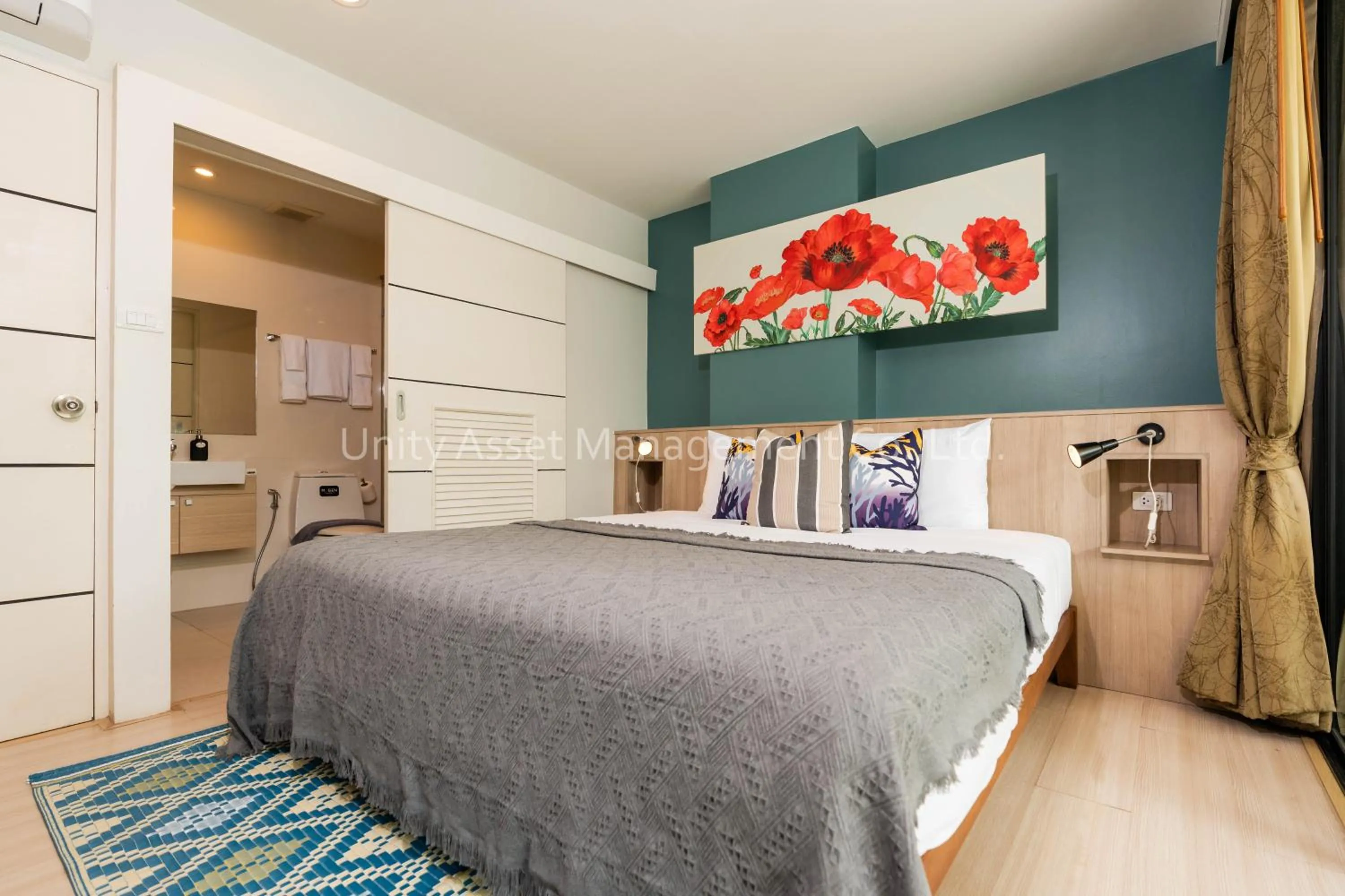 Bed in The Unity and The Bliss Patong Residence