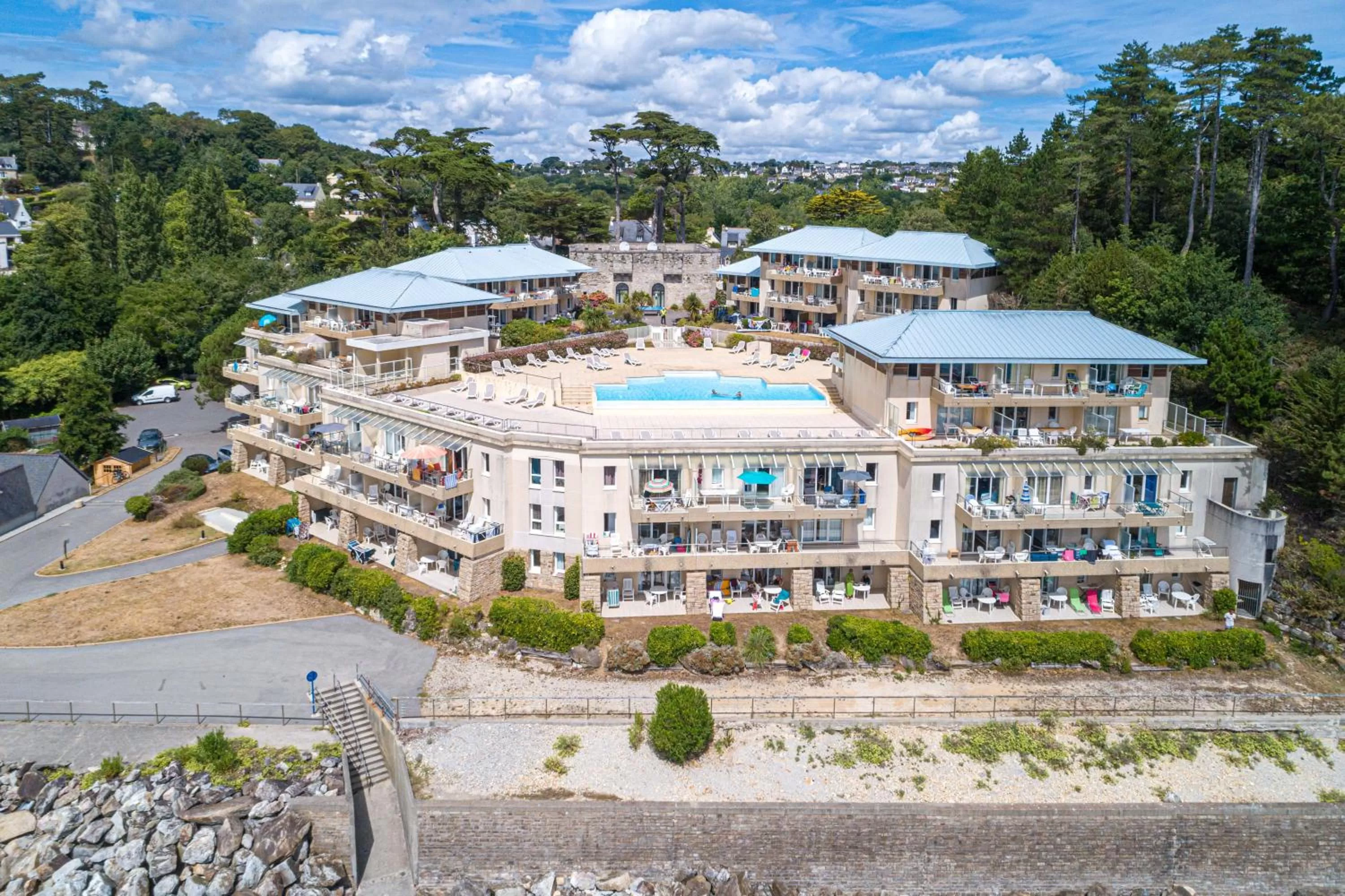 Property building, Bird's-eye View in Résidence Pierre & Vacances Cap-Morgat