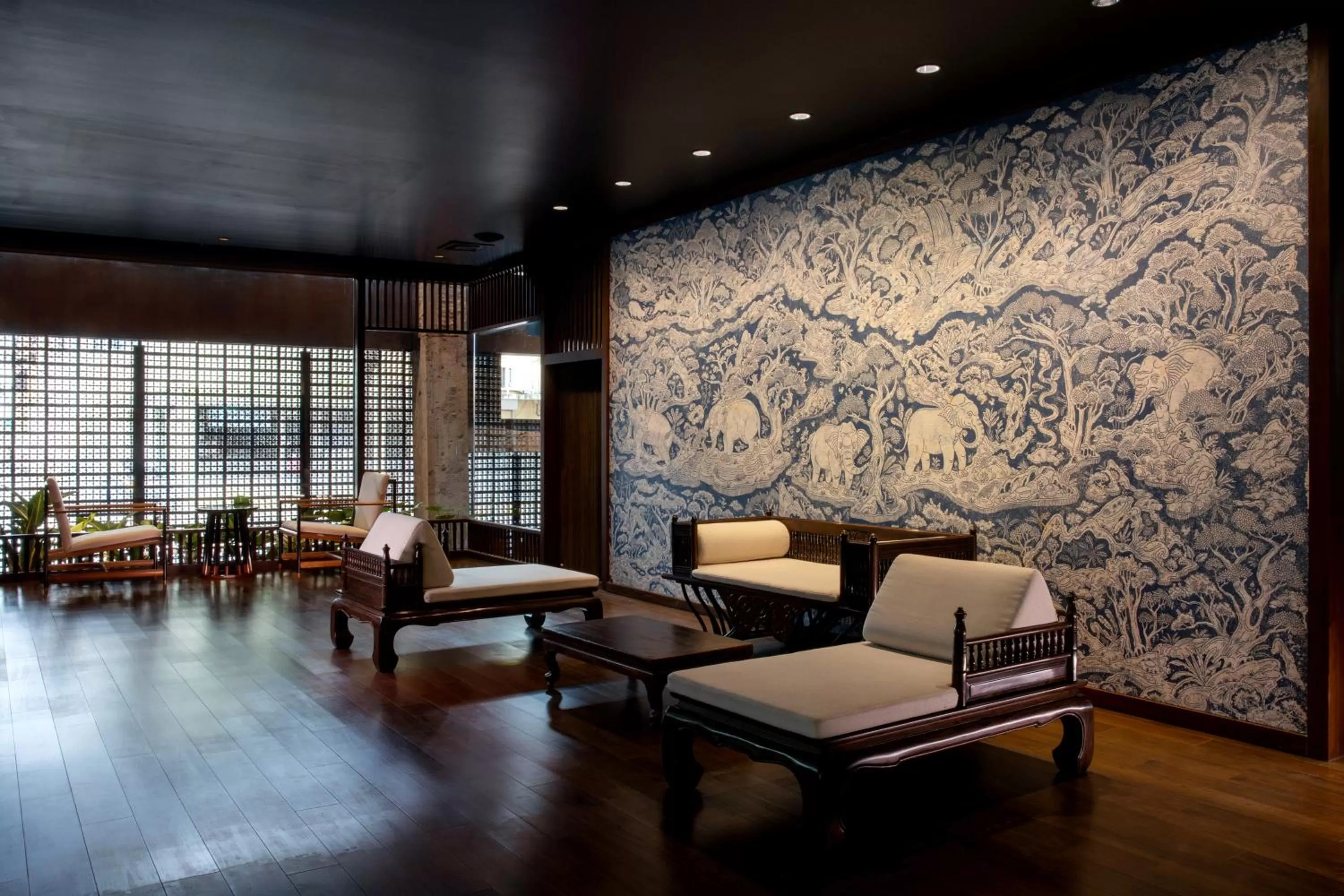 Living room in Beanstalk Bangkok