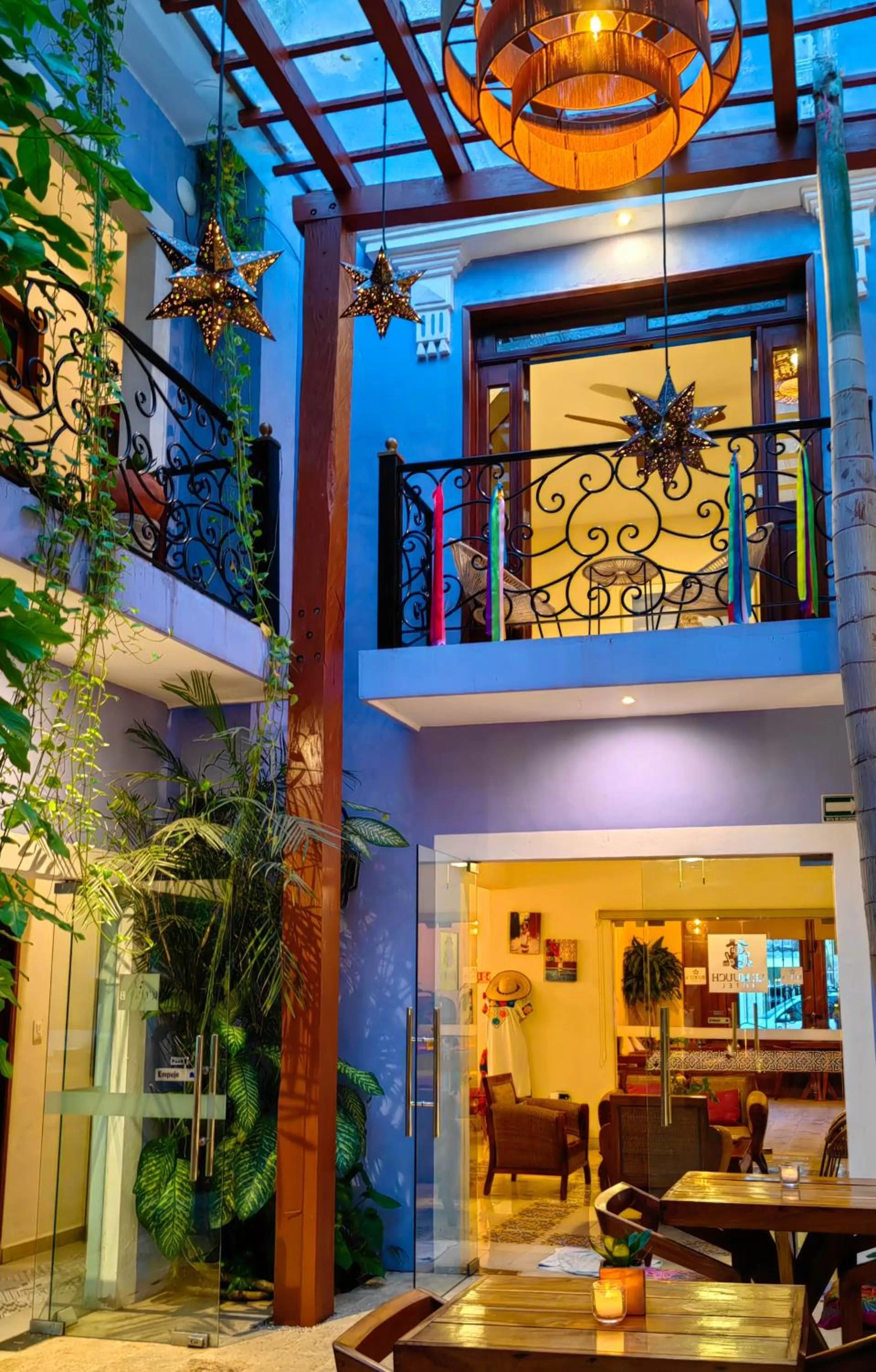 Seating area in Le Muuch Hotel Boutique