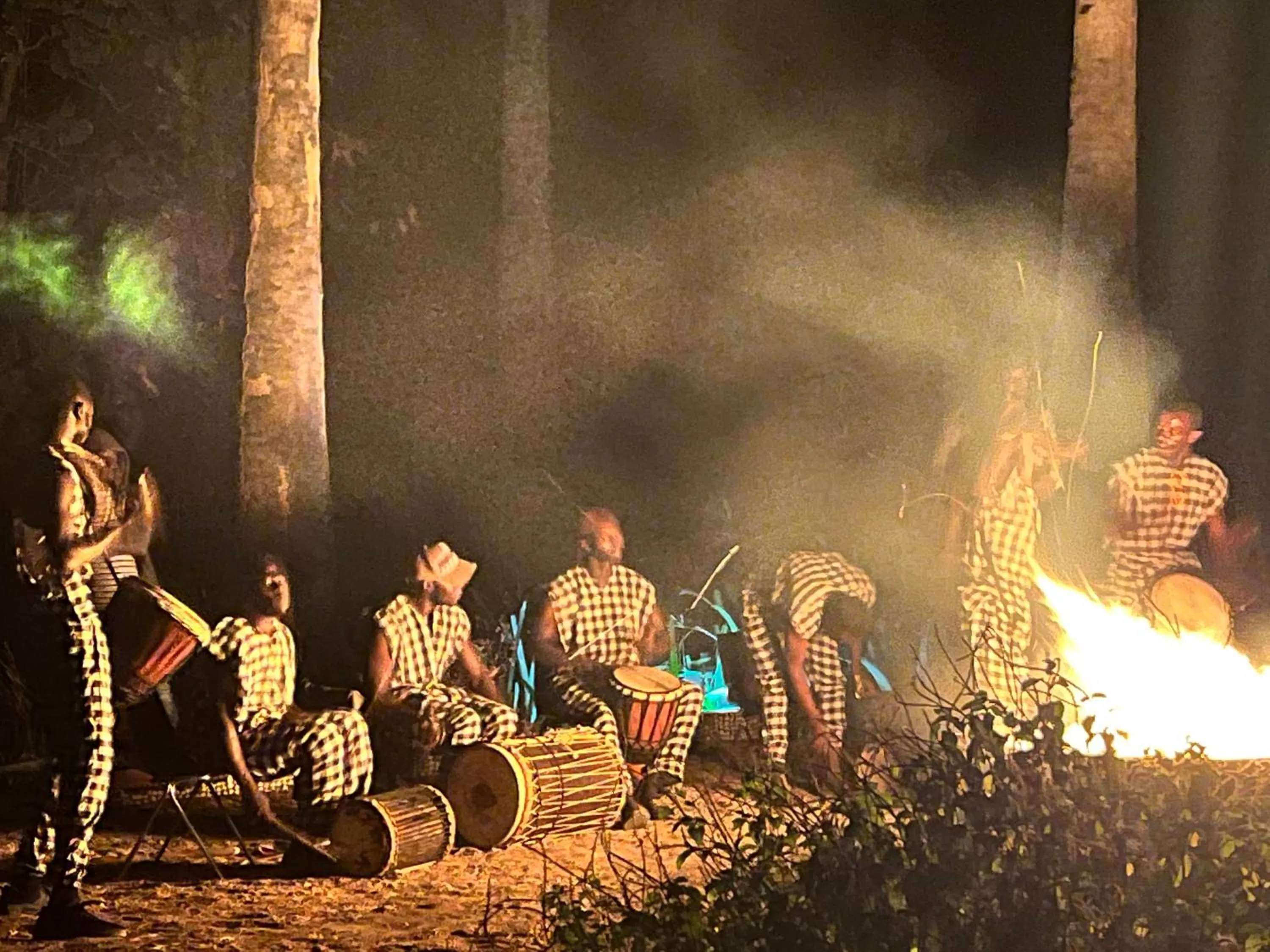 Evening entertainment in Nemasu Eco-lodge