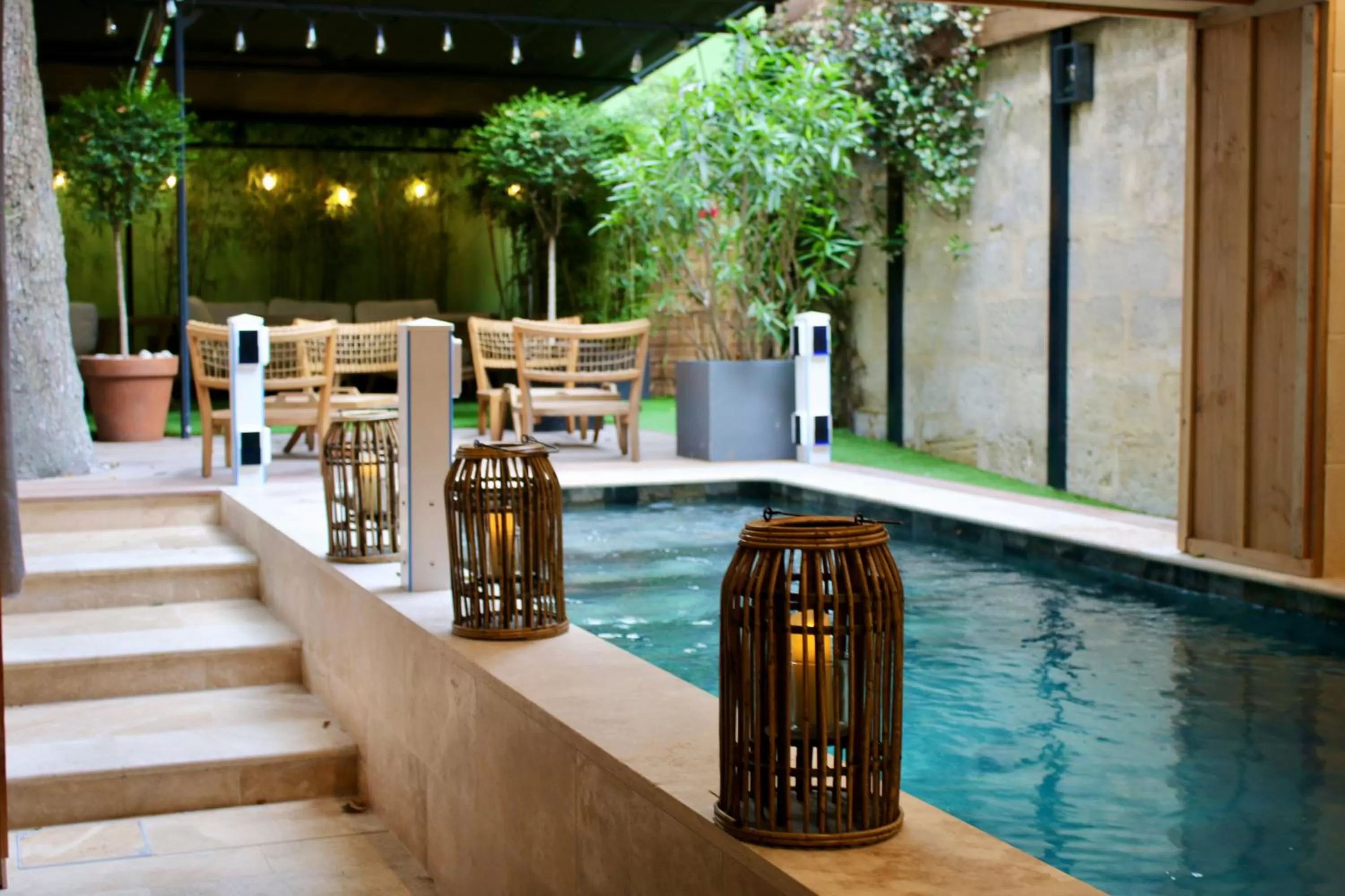 Swimming pool in Le Boutique Hotel & Spa