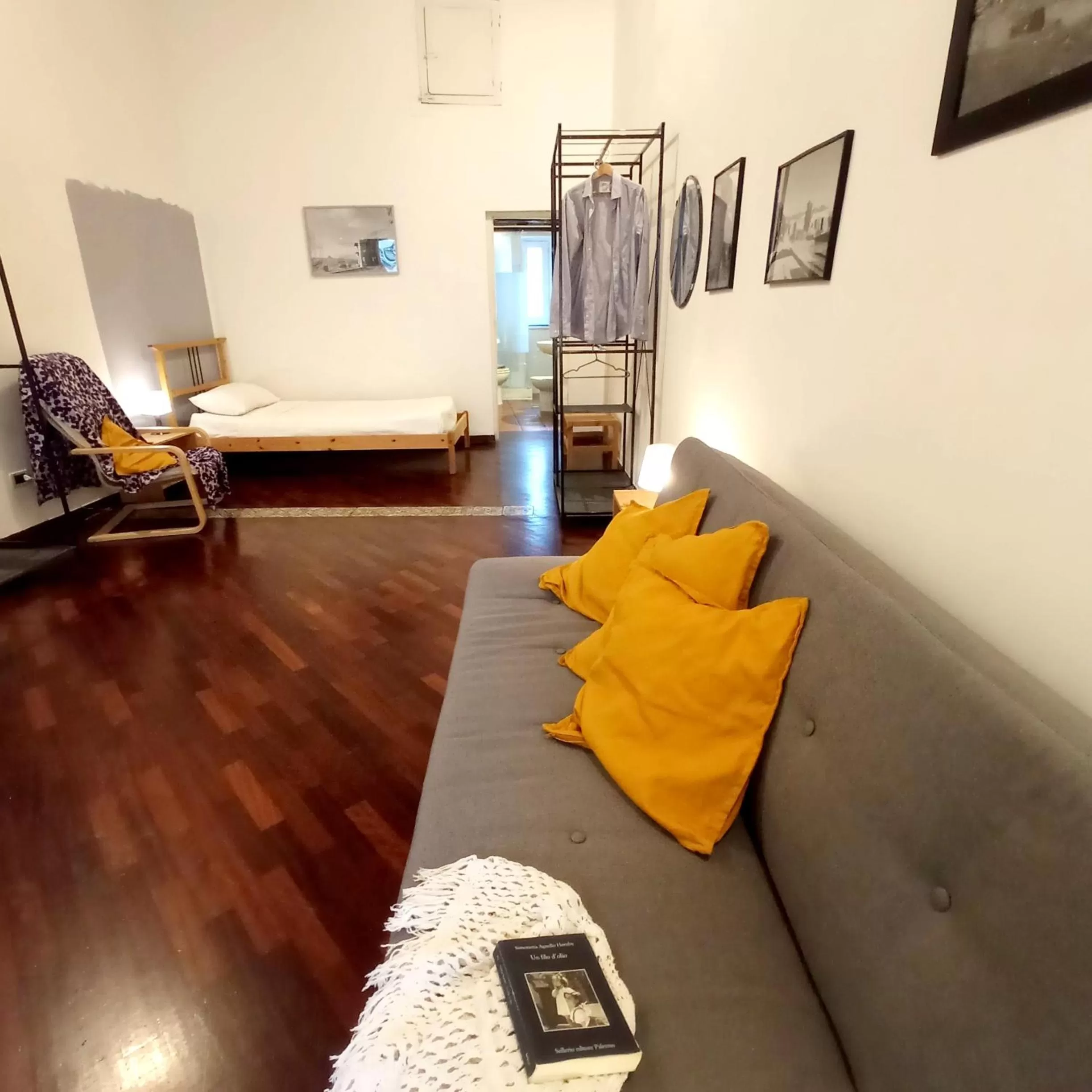 View (from property/room), Bed in B&B Bandiera 77