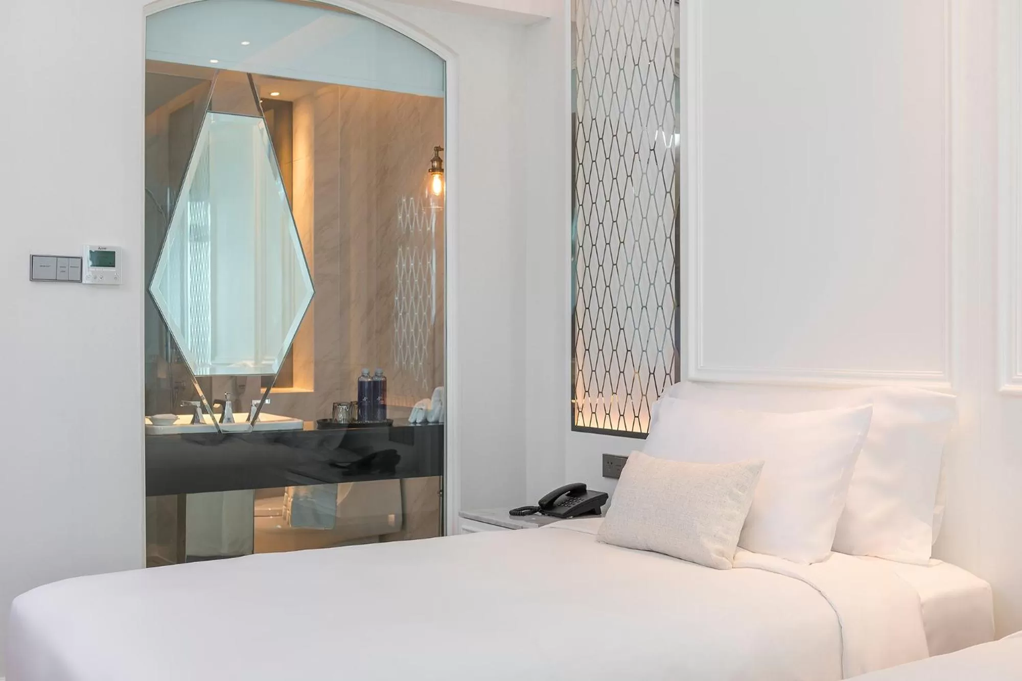 Bed in De Princess Hotel Udonthani