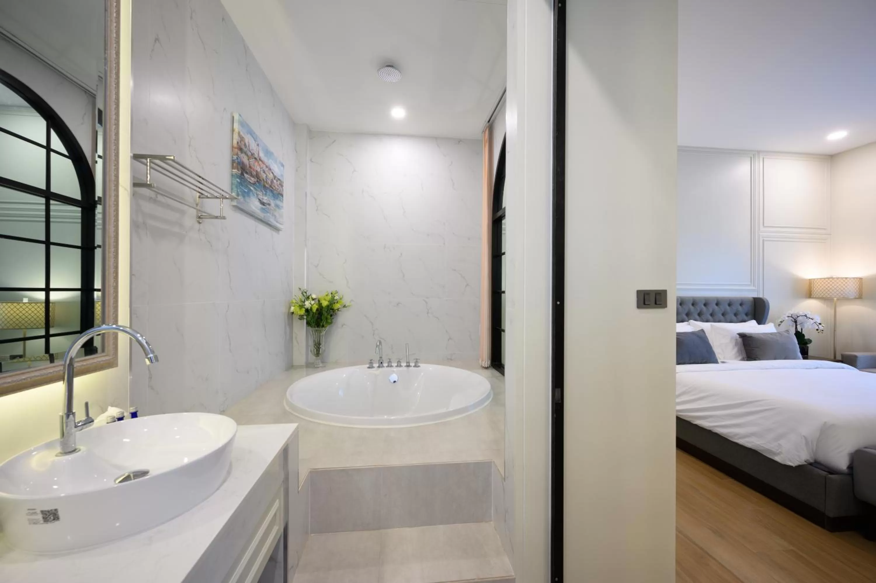 Bed in Villa Seville