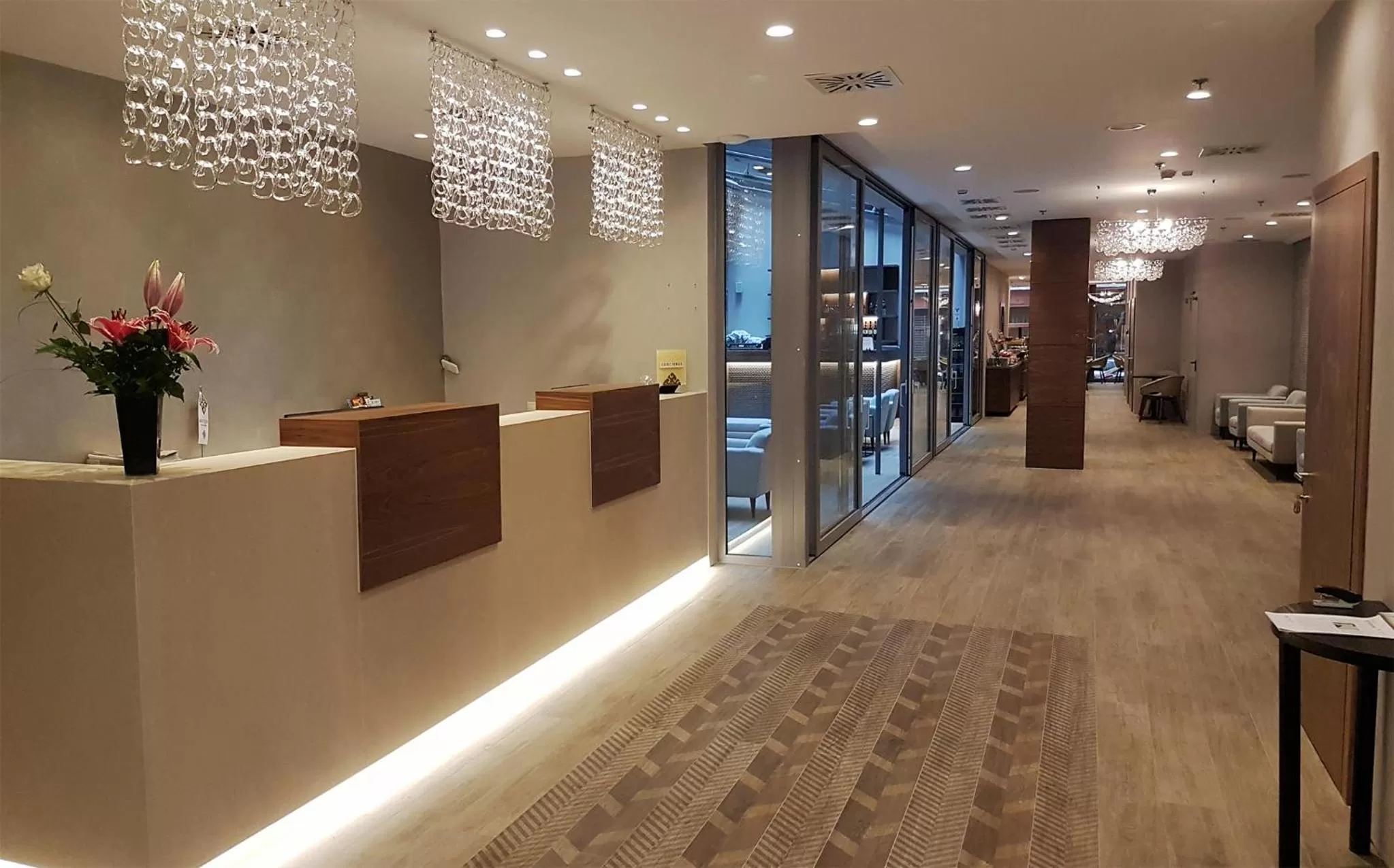 Lobby or reception in Charm Hotel Budapest - formerly Boutique Hotel Budapest