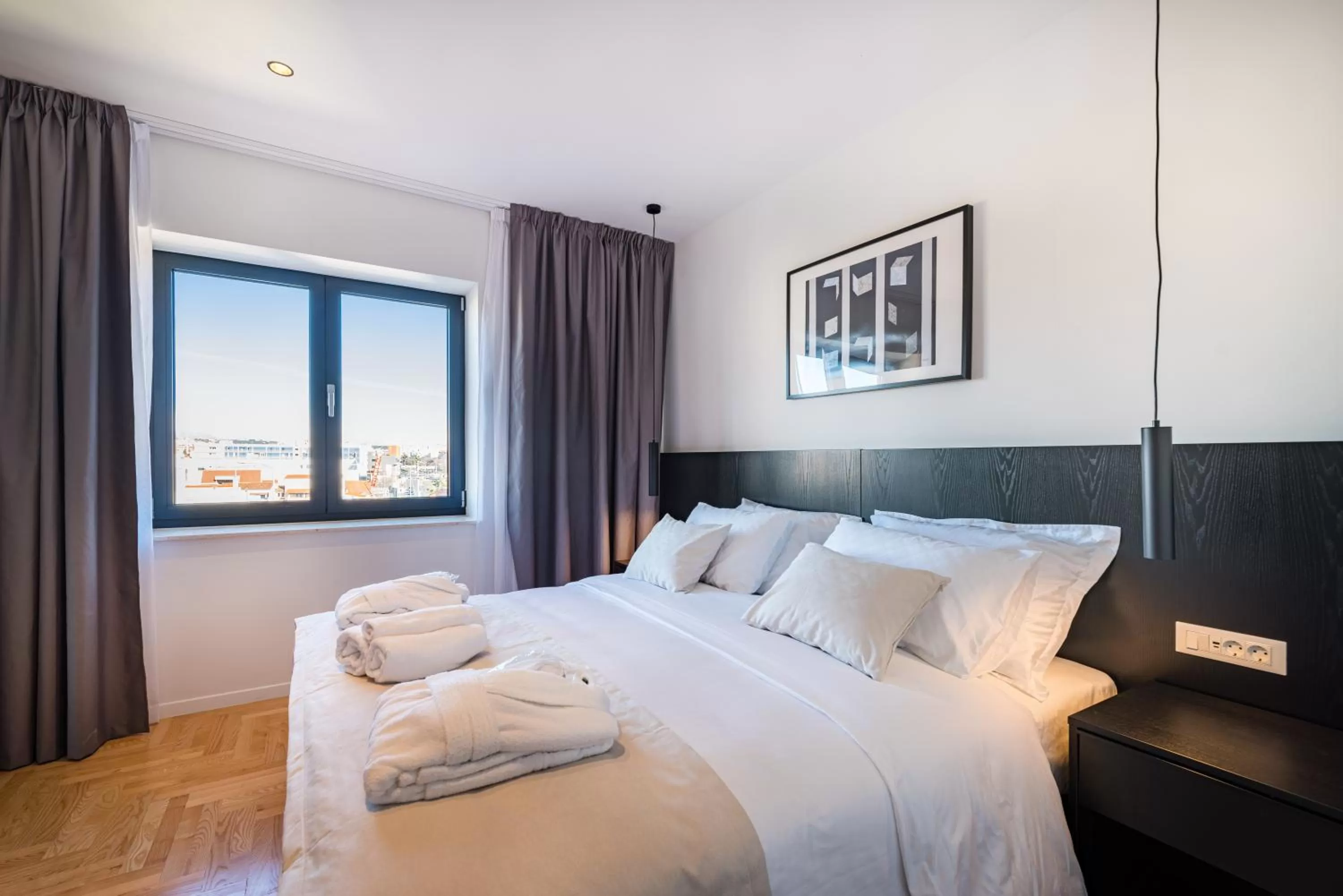 Bed in Miramare Hotel